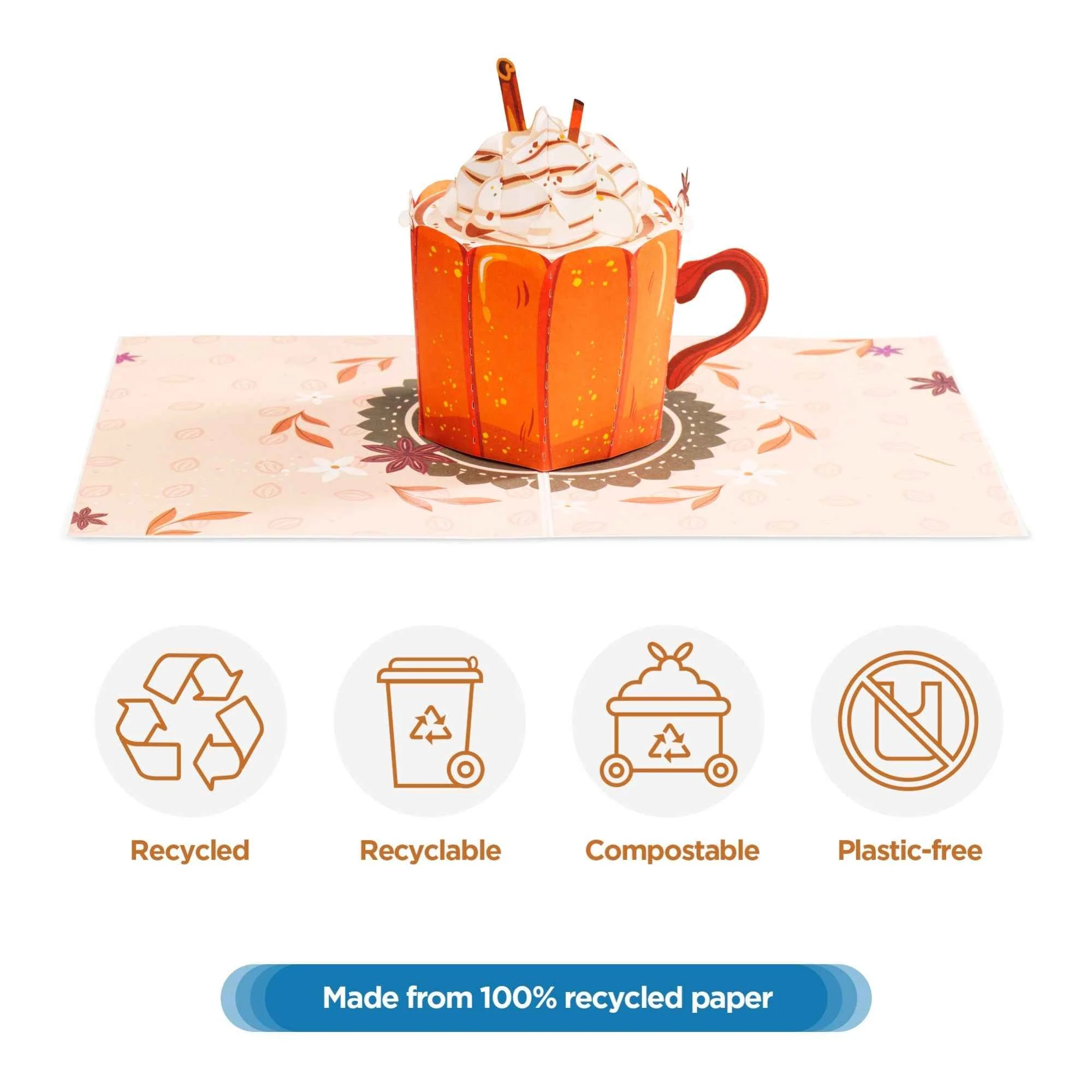Pumpkin Latte Frndly Pop Up Card - Image 6