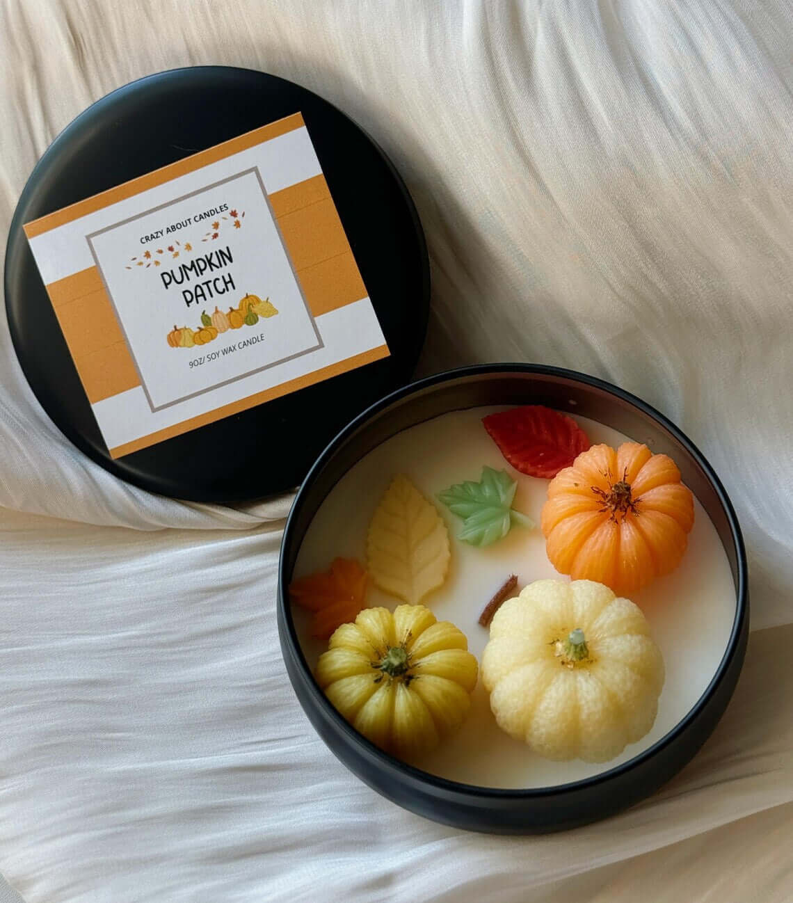 Pumpkin Patch Candle - Seasonal Soy Wax Candle for Home Decor and Gifting - Image 2