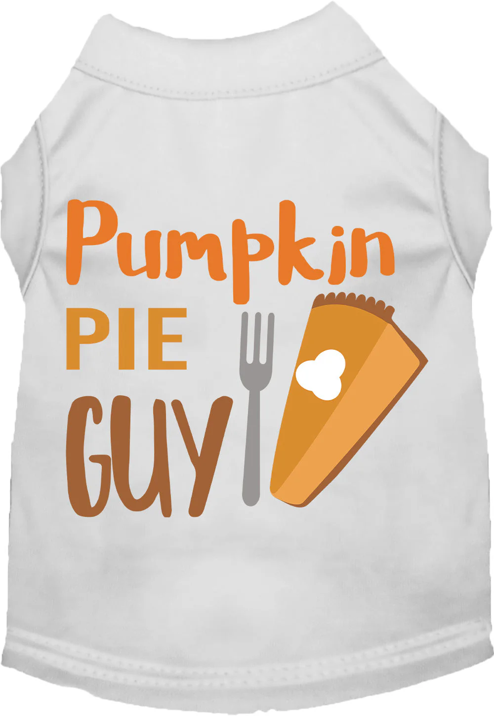 Pumpkin Pie Guy Pet Shirt - Image 10
