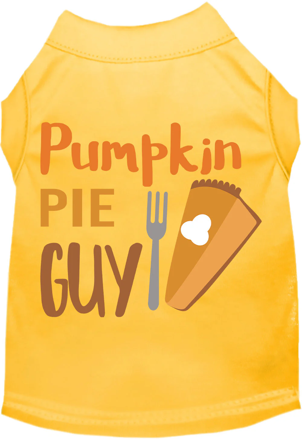 Pumpkin Pie Guy Pet Shirt - Image 11