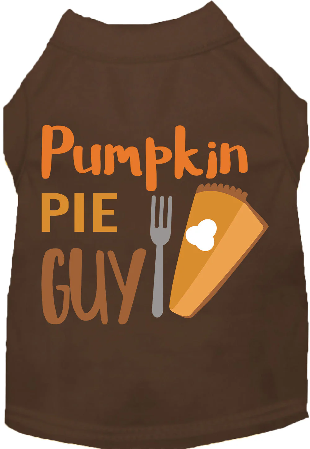 Pumpkin Pie Guy Pet Shirt - Image 4