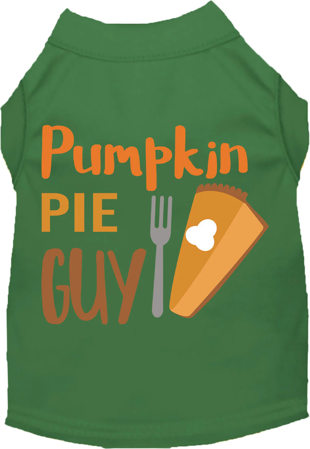 Pumpkin Pie Guy Pet Shirt - Image 5