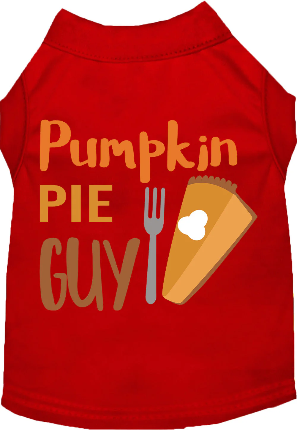 Pumpkin Pie Guy Pet Shirt - Image 8