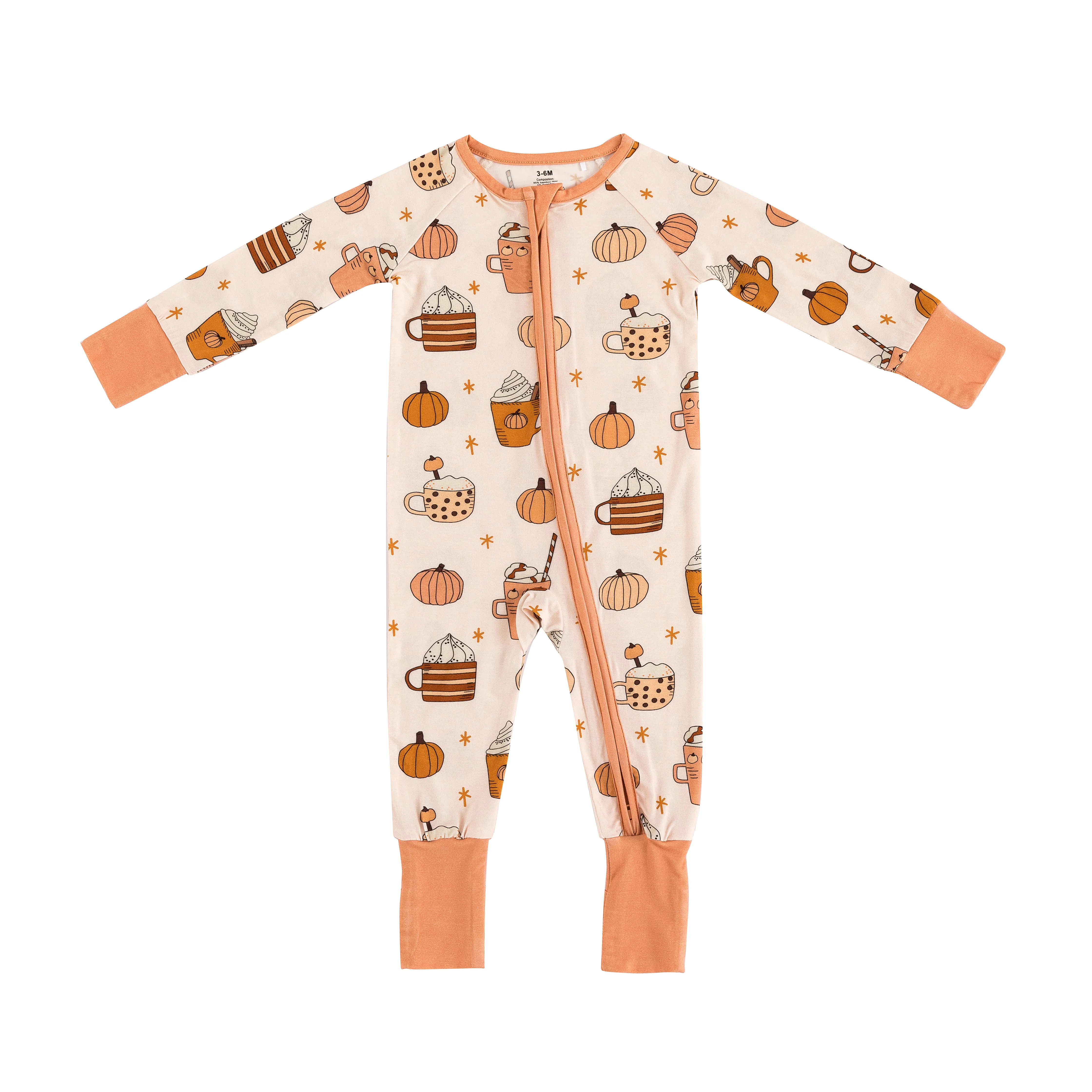 Pumpkin Spice (Convertible Zip Footies) - Image 2