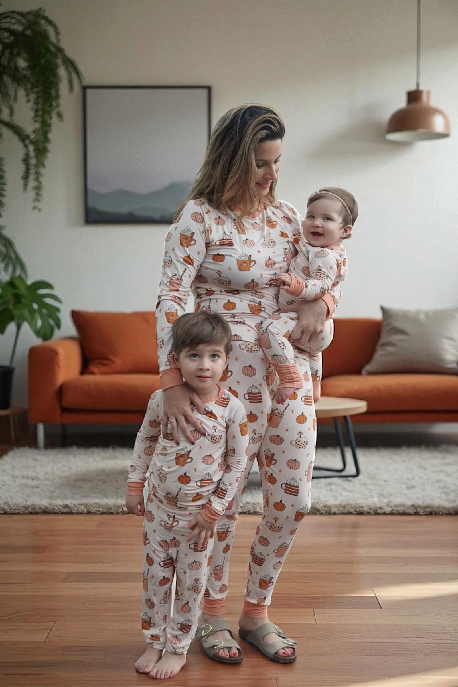 Pumpkin Spice (Convertible Zip Footies) - Image 4