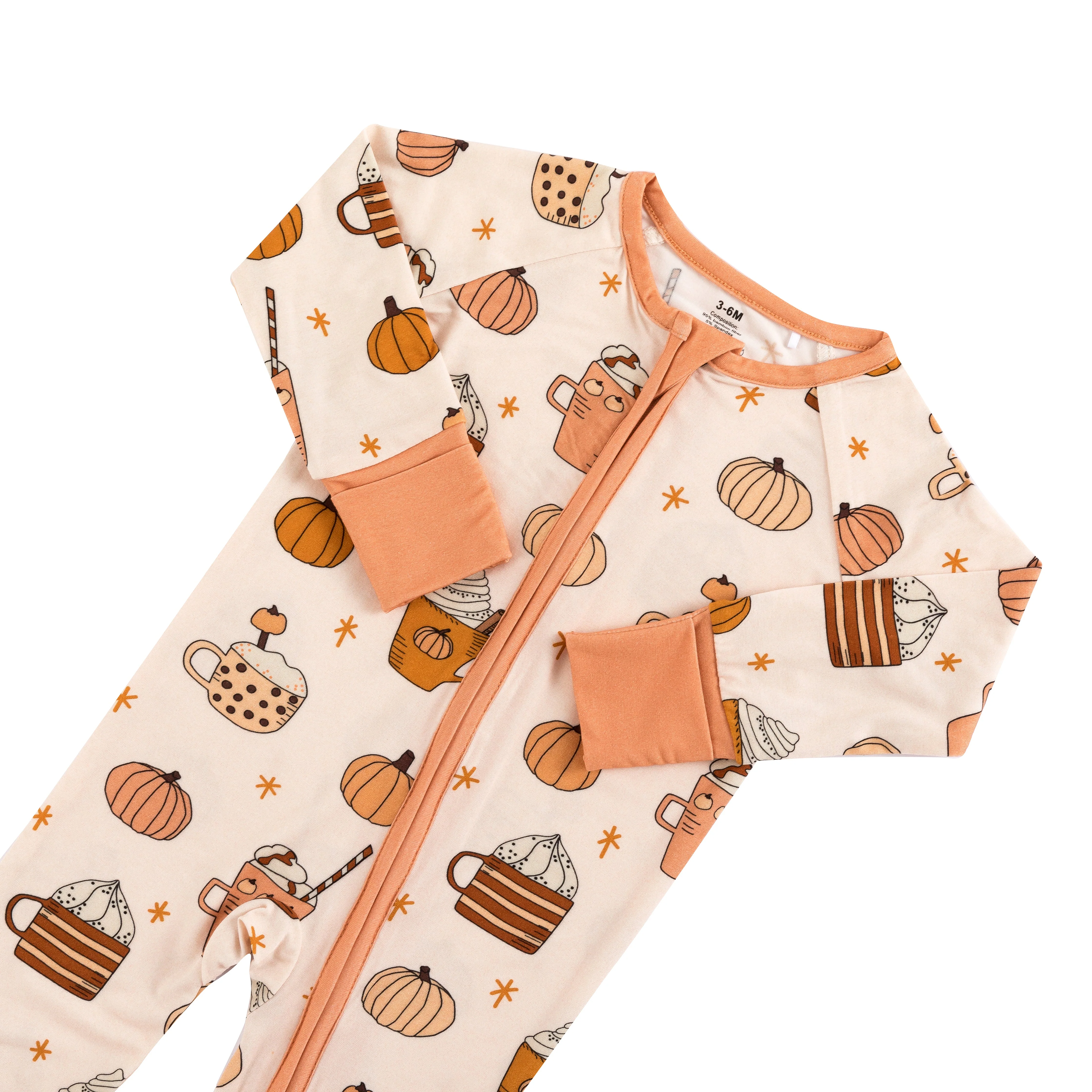 Pumpkin Spice (Convertible Zip Footies) - Image 5