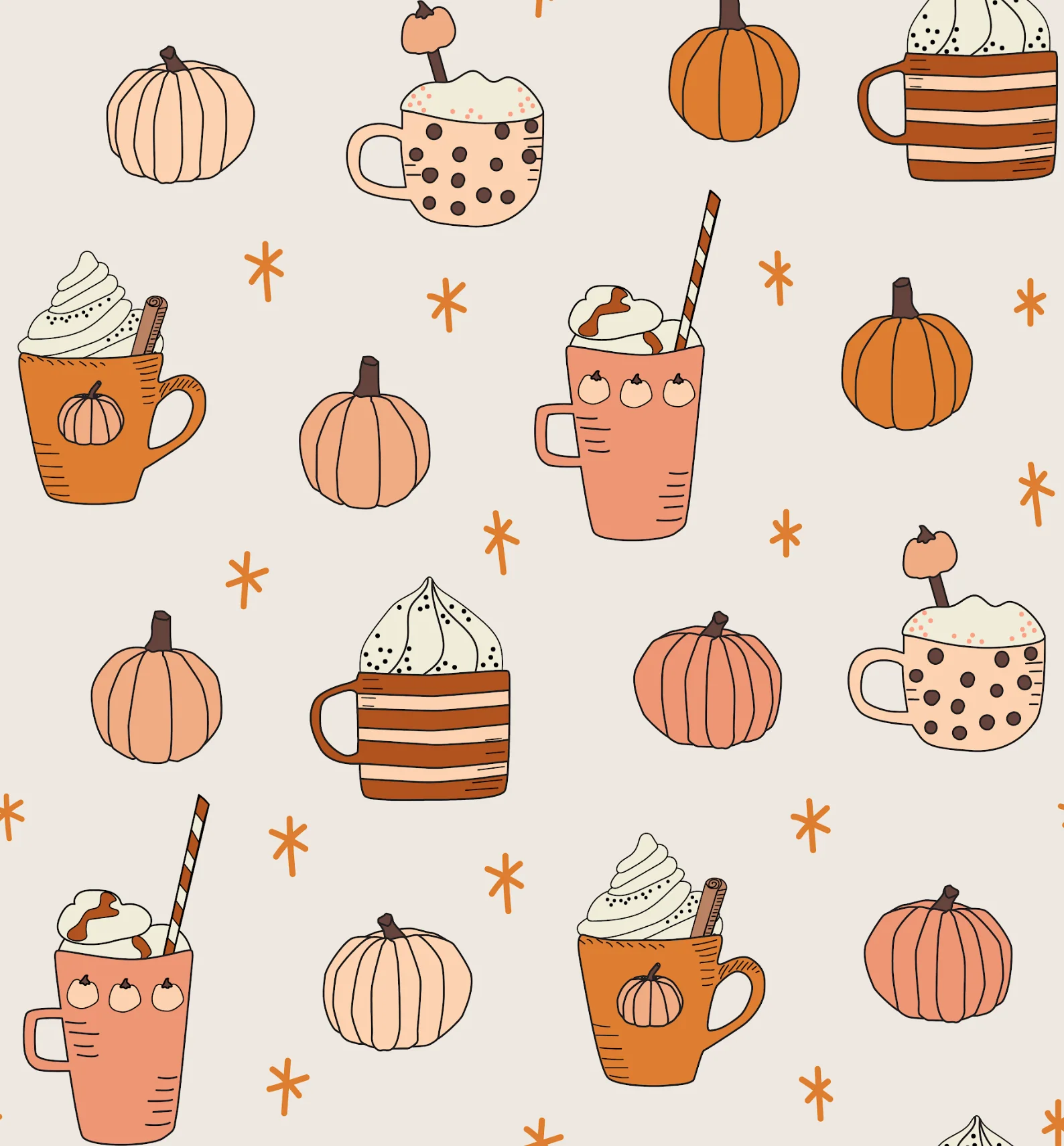 Pumpkin Spice (Long Sleeve PJ) - Image 5