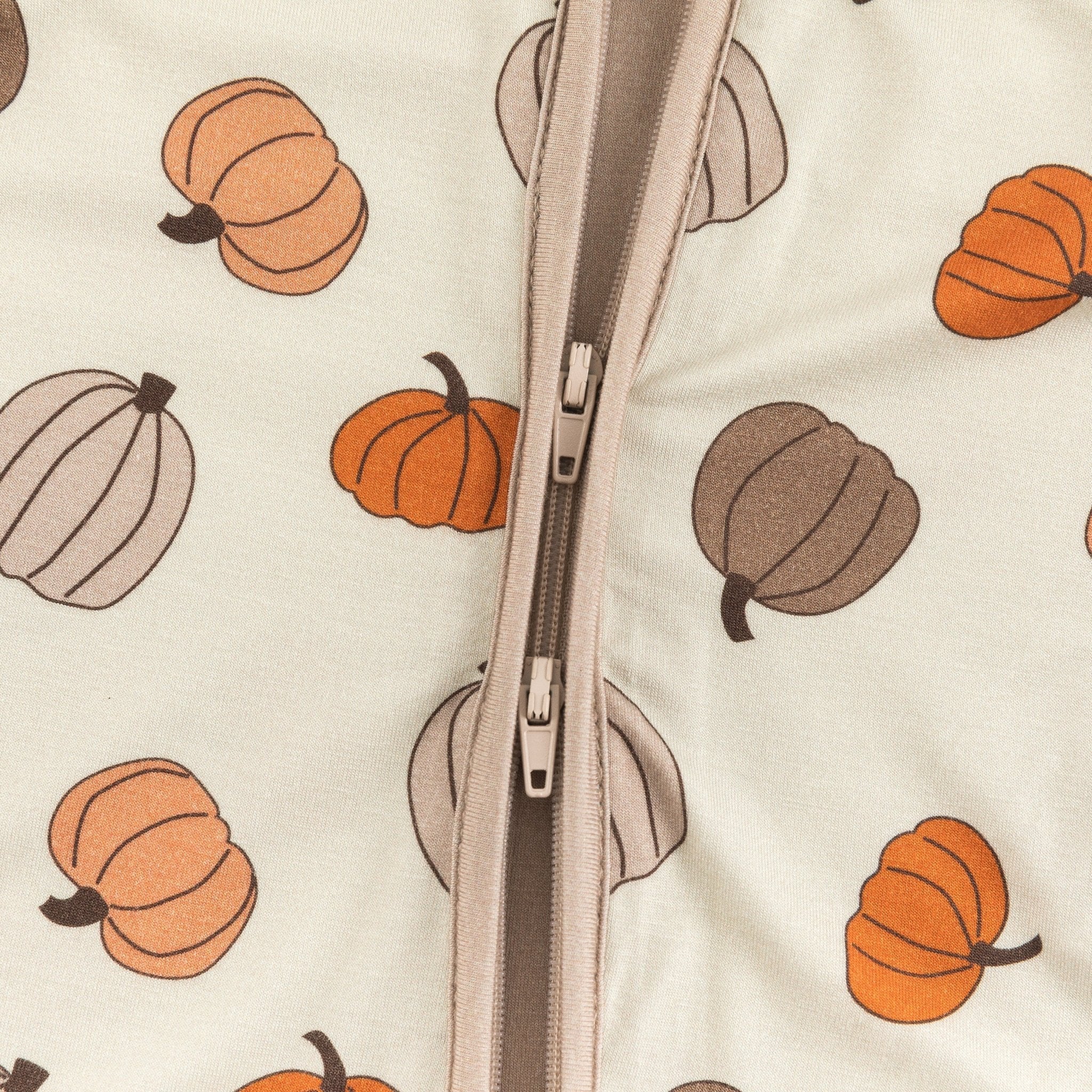 Pumpkins Beige (Convertible Zip Footies) - Image 6