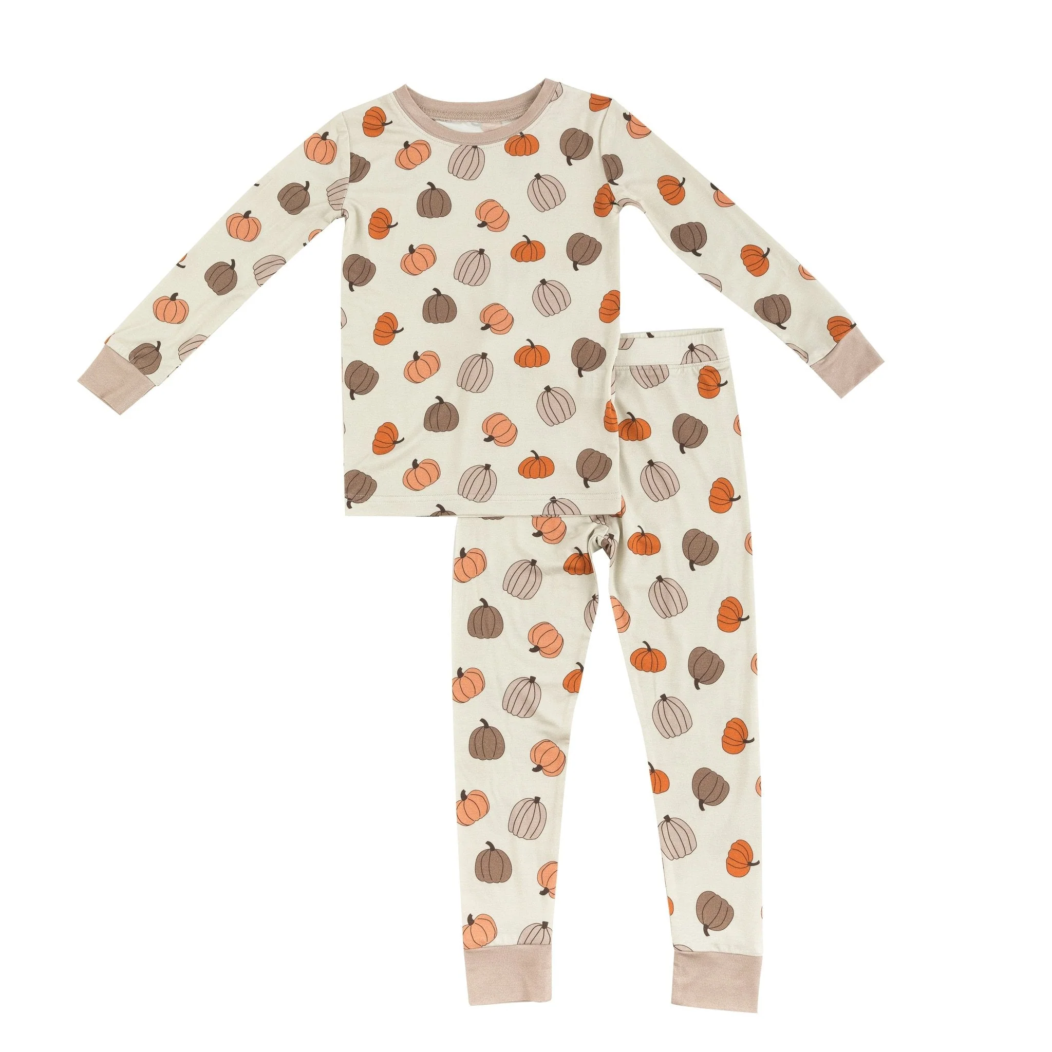 Pumpkins Beige (Long Sleeve PJ) - Image 2