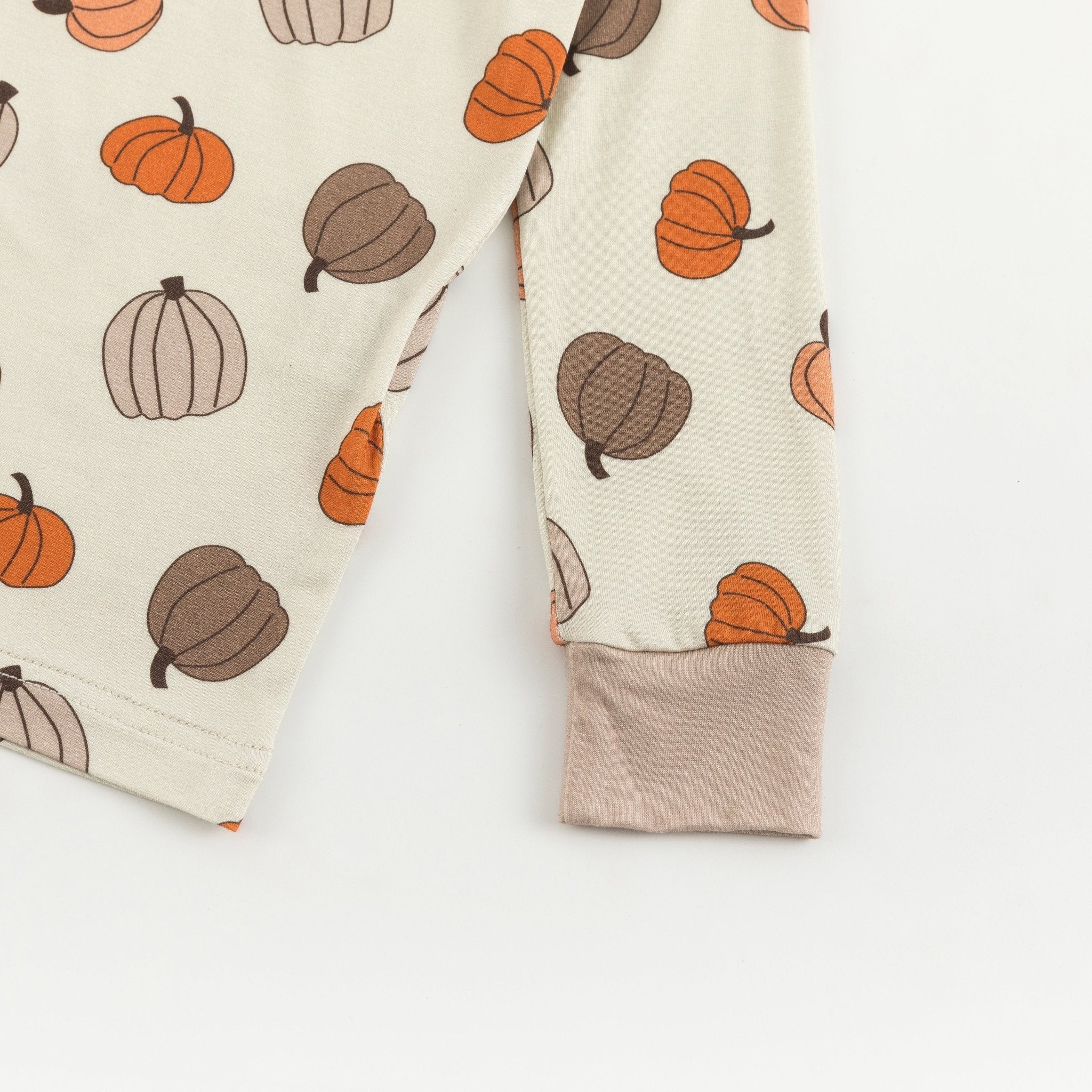 Pumpkins Beige (Long Sleeve PJ) - Image 4