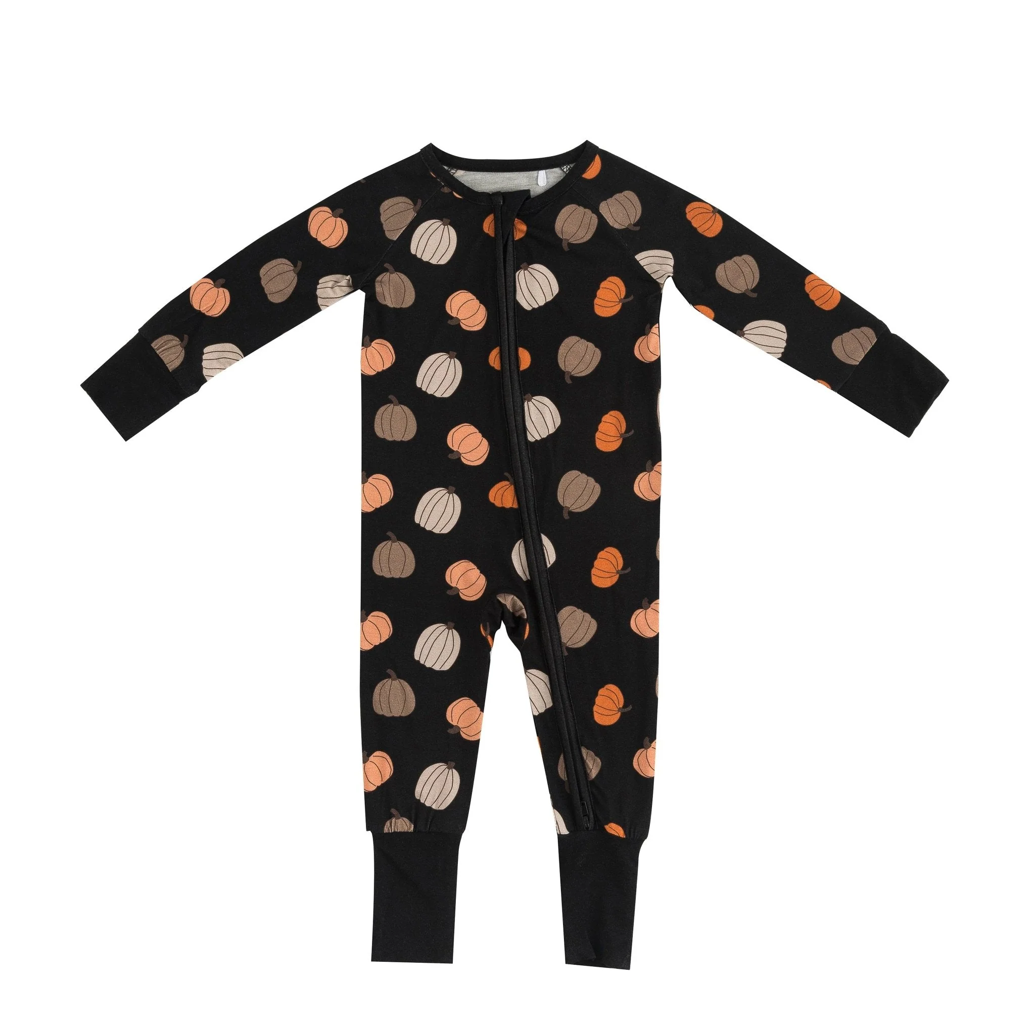 Pumpkins Black (Convertible Zip Footies) - Image 2