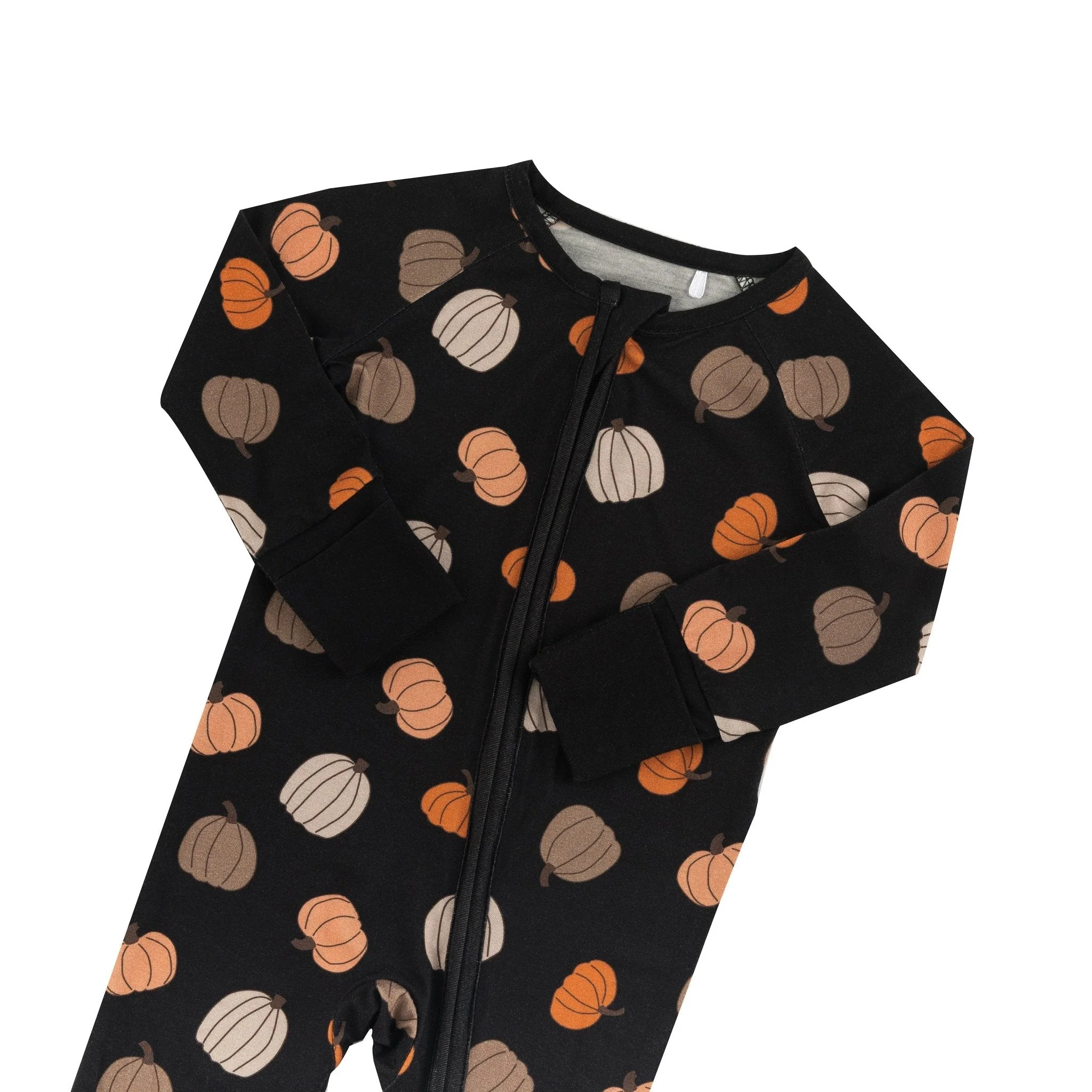 Pumpkins Black (Convertible Zip Footies) - Image 4