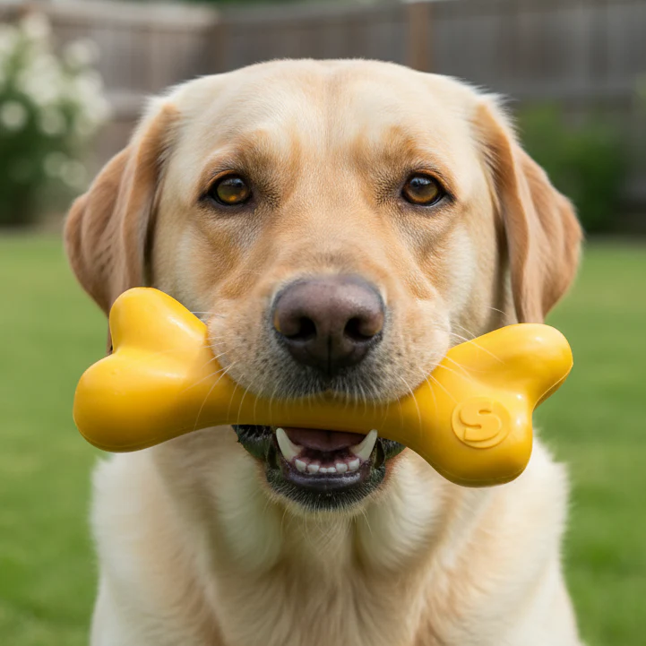 PUP-X Rubber Bone Dog Toy - Durable, Floats, Chew Toy for Large Dogs | USA - Image 4