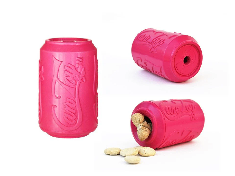 Puppy Can Toy Rubber Chew Toy for Teething Puppies | Treat Dispenser | USA Made - Image 2