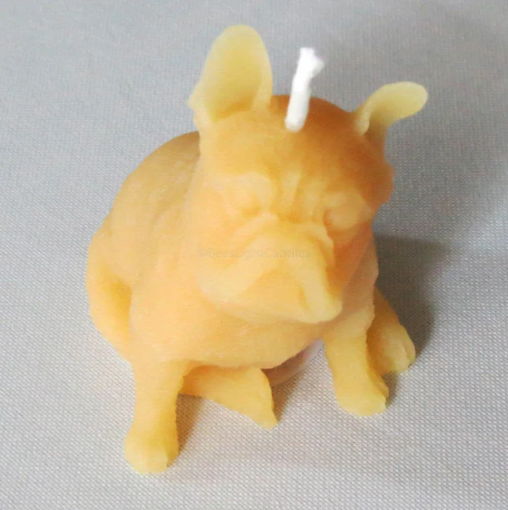 Puppy Dog Beeswax Candle - Image 2