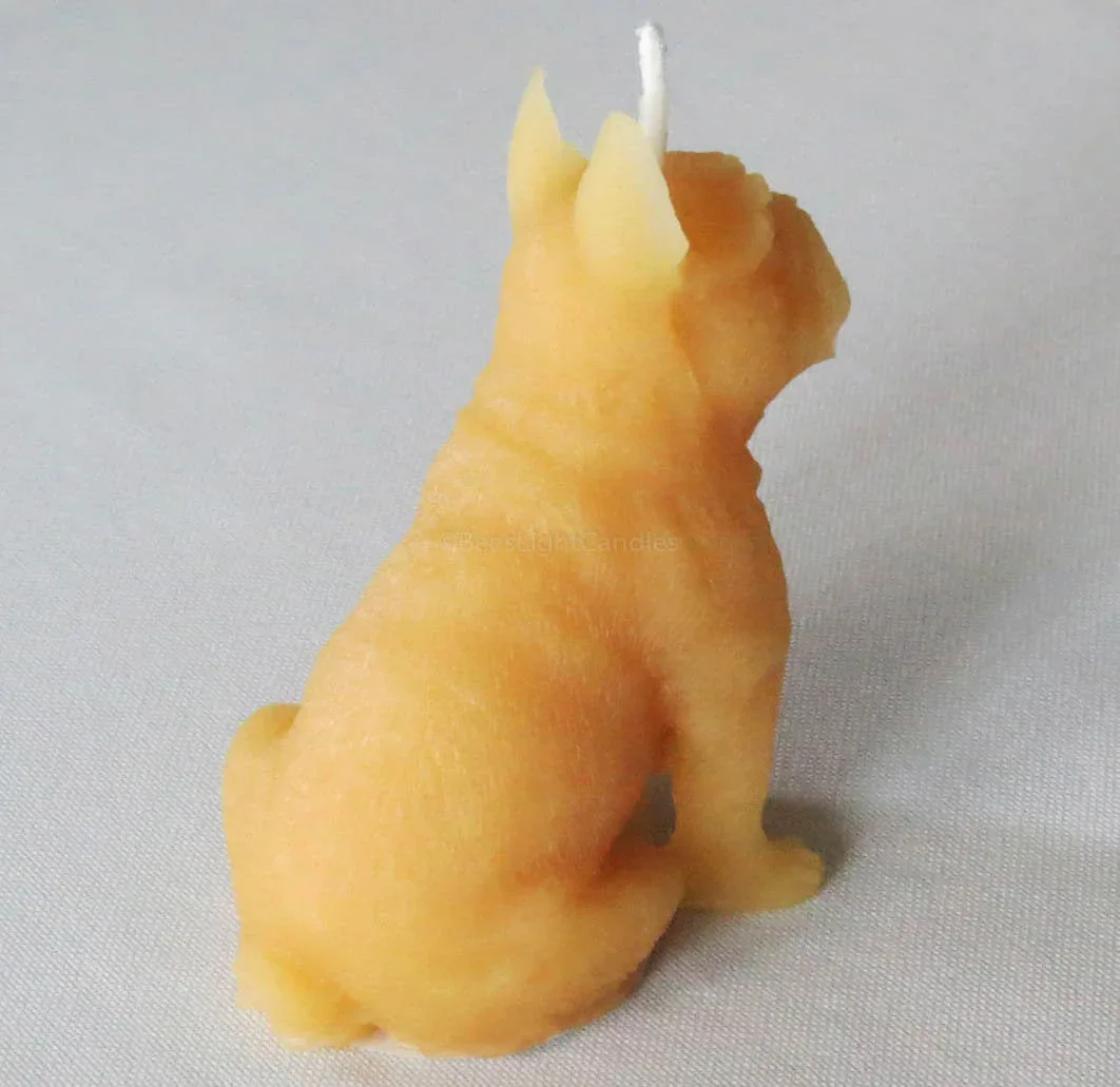 Puppy Dog Beeswax Candle - Image 4