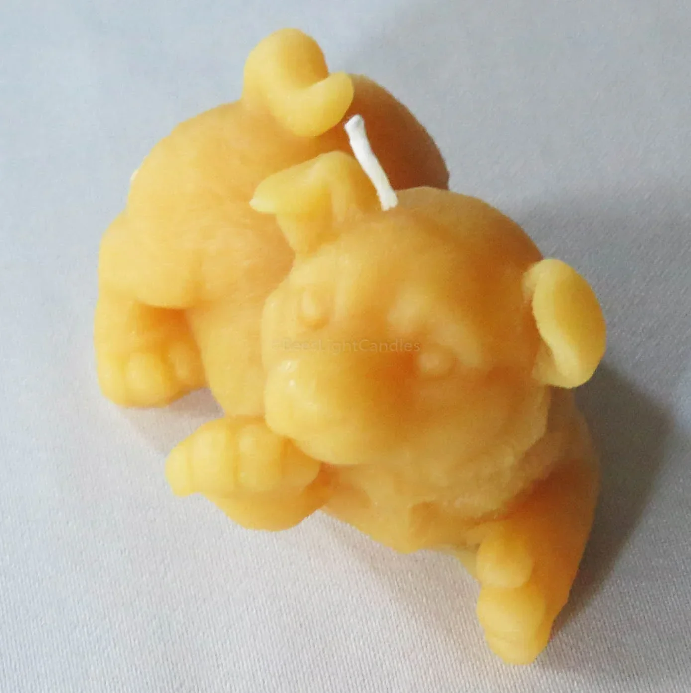 Puppy Dog Giving Paw Beeswax Candle - Image 3