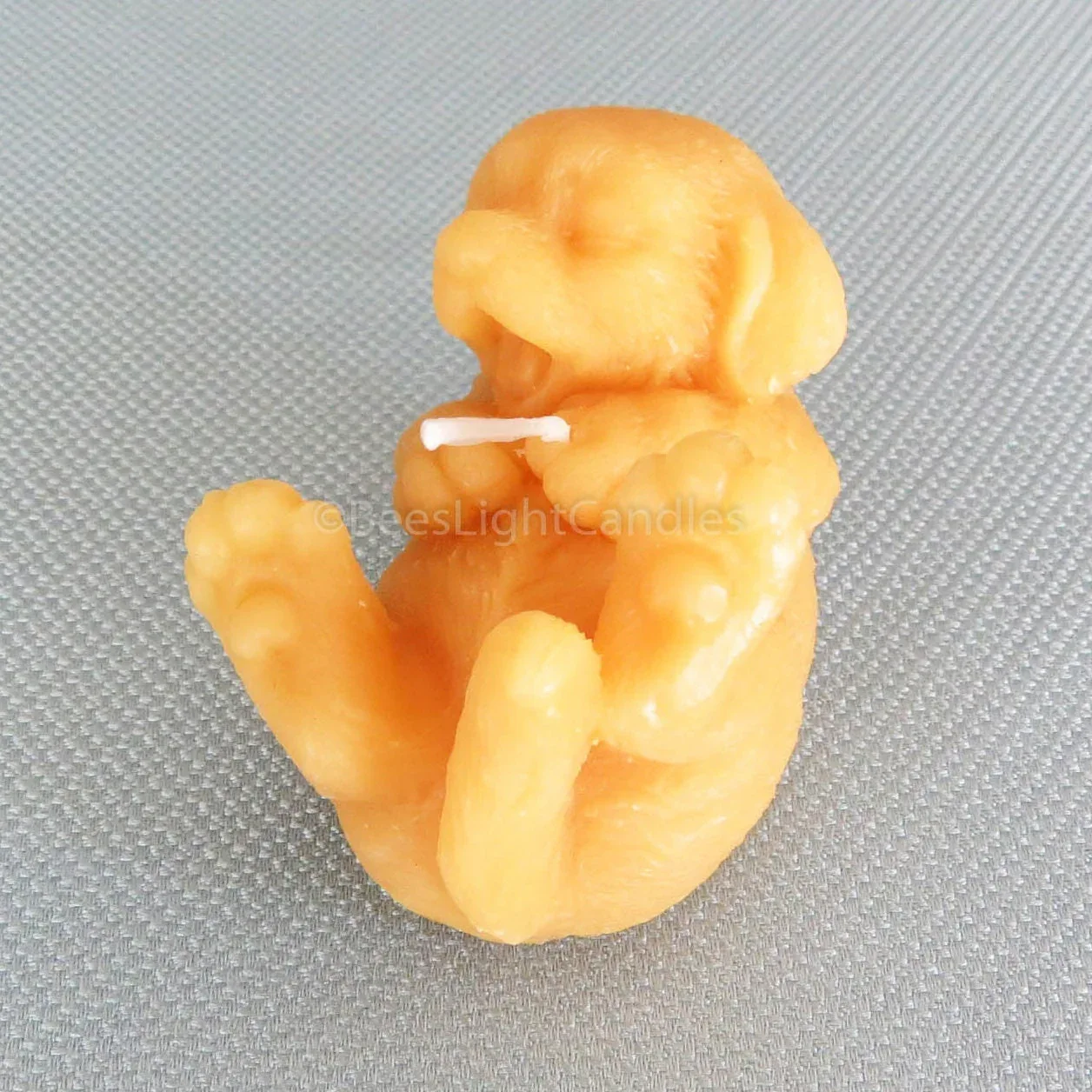 Puppy Dog Laying Down Beeswax Candle - Image 2