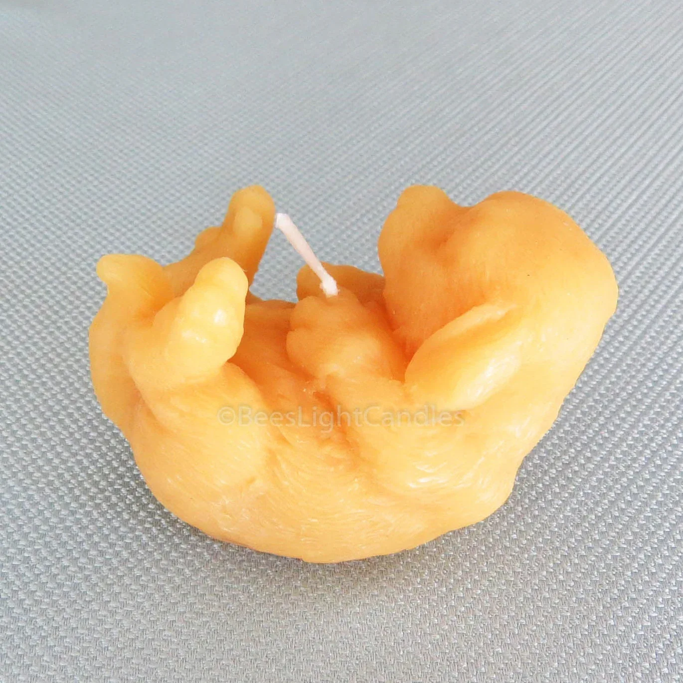 Puppy Dog Laying Down Beeswax Candle - Image 3