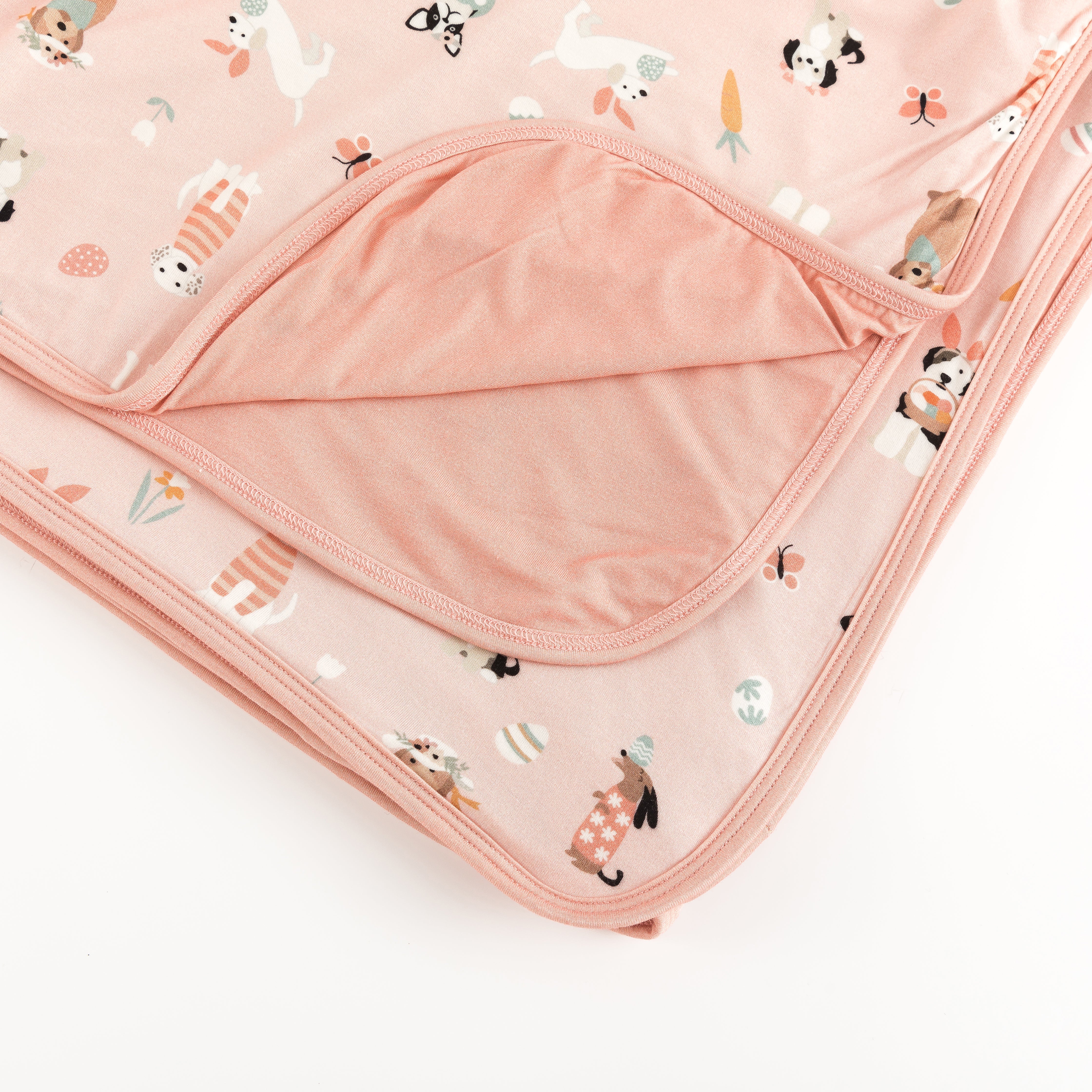 Puppy Egg Hunt (Dream Blanket) - Pink - Image 2