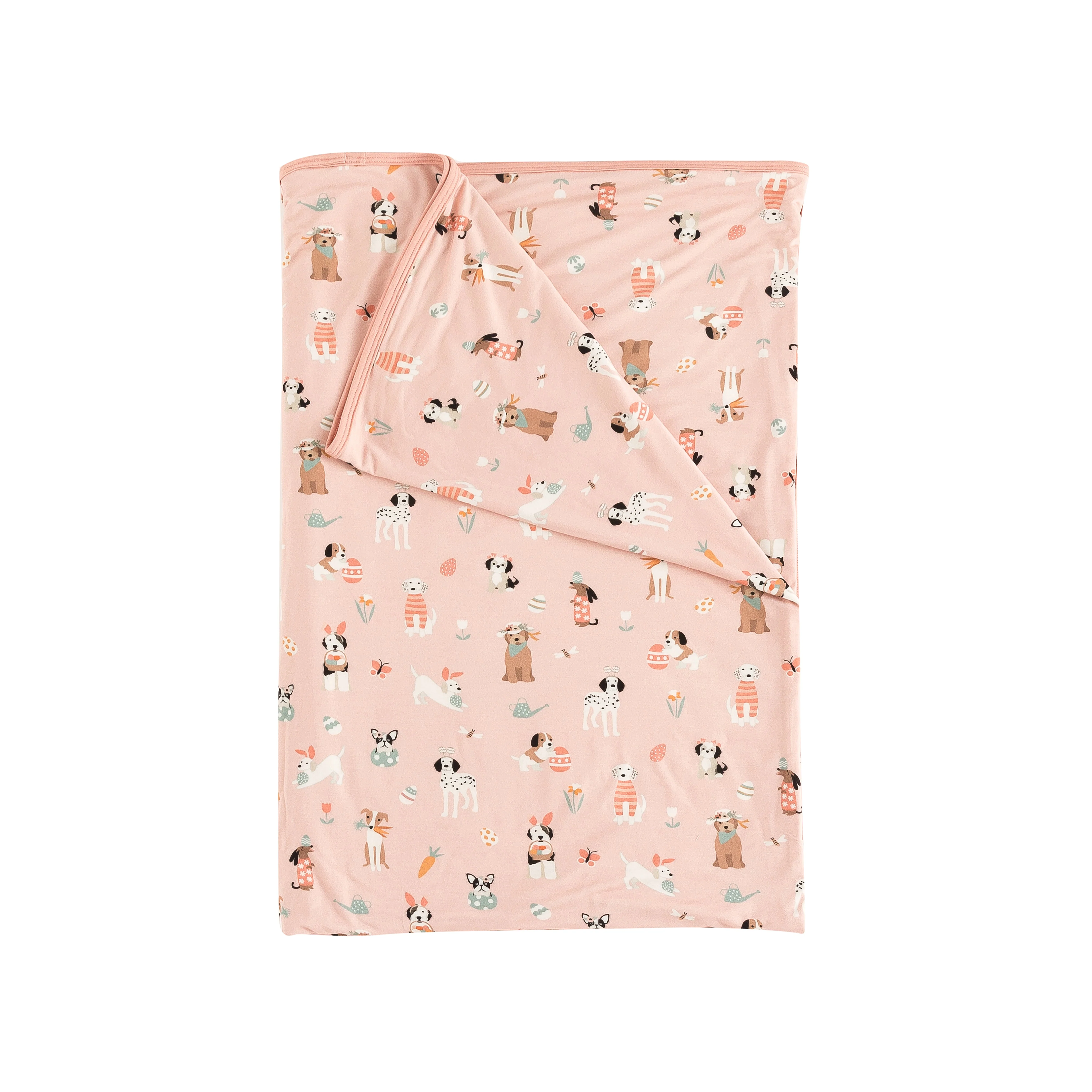 Puppy Egg Hunt (Dream Blanket) - Pink - Image 3