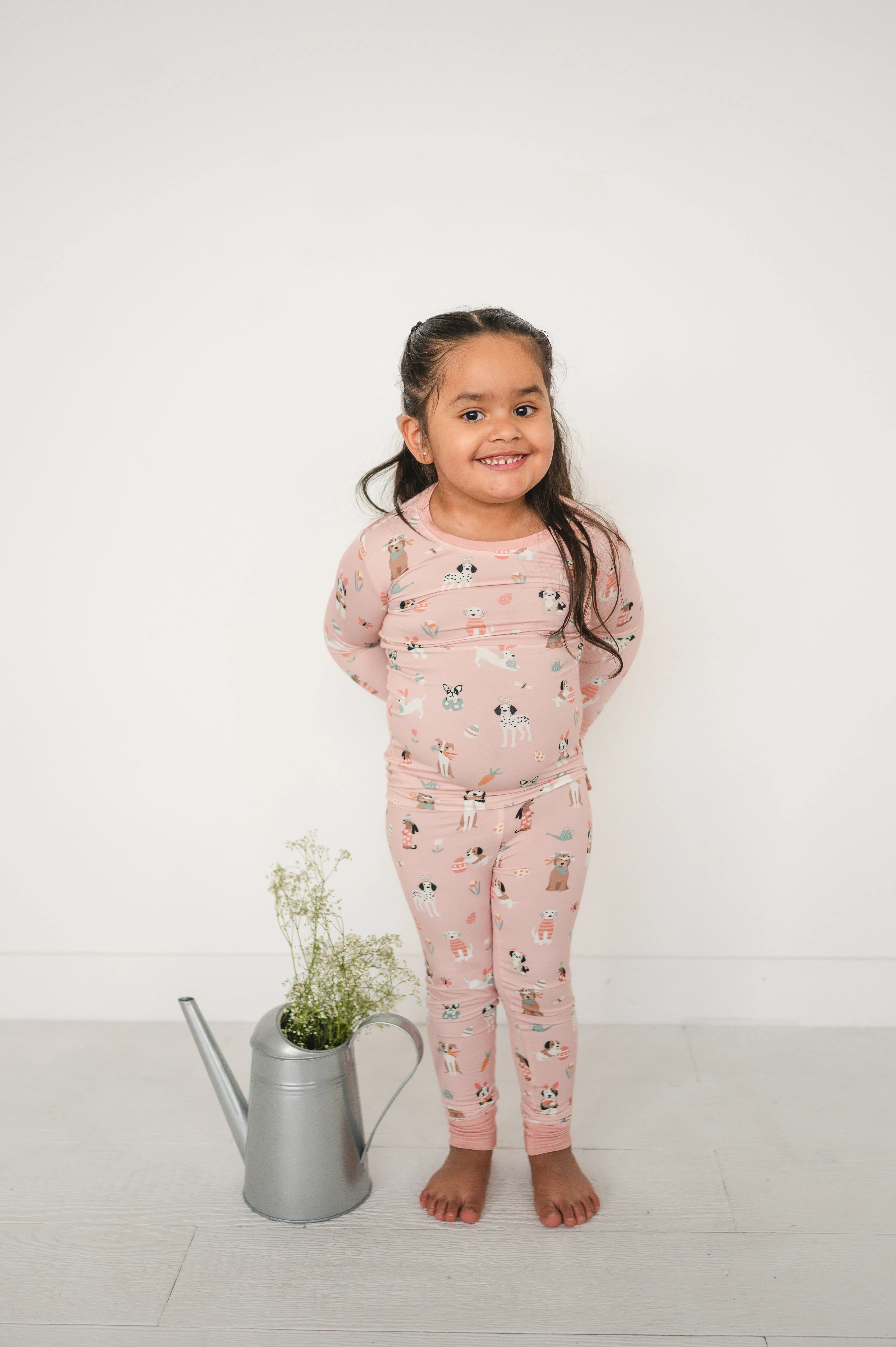 Puppy Egg Hunt (Long Sleeve PJ) - Pink - Image 3