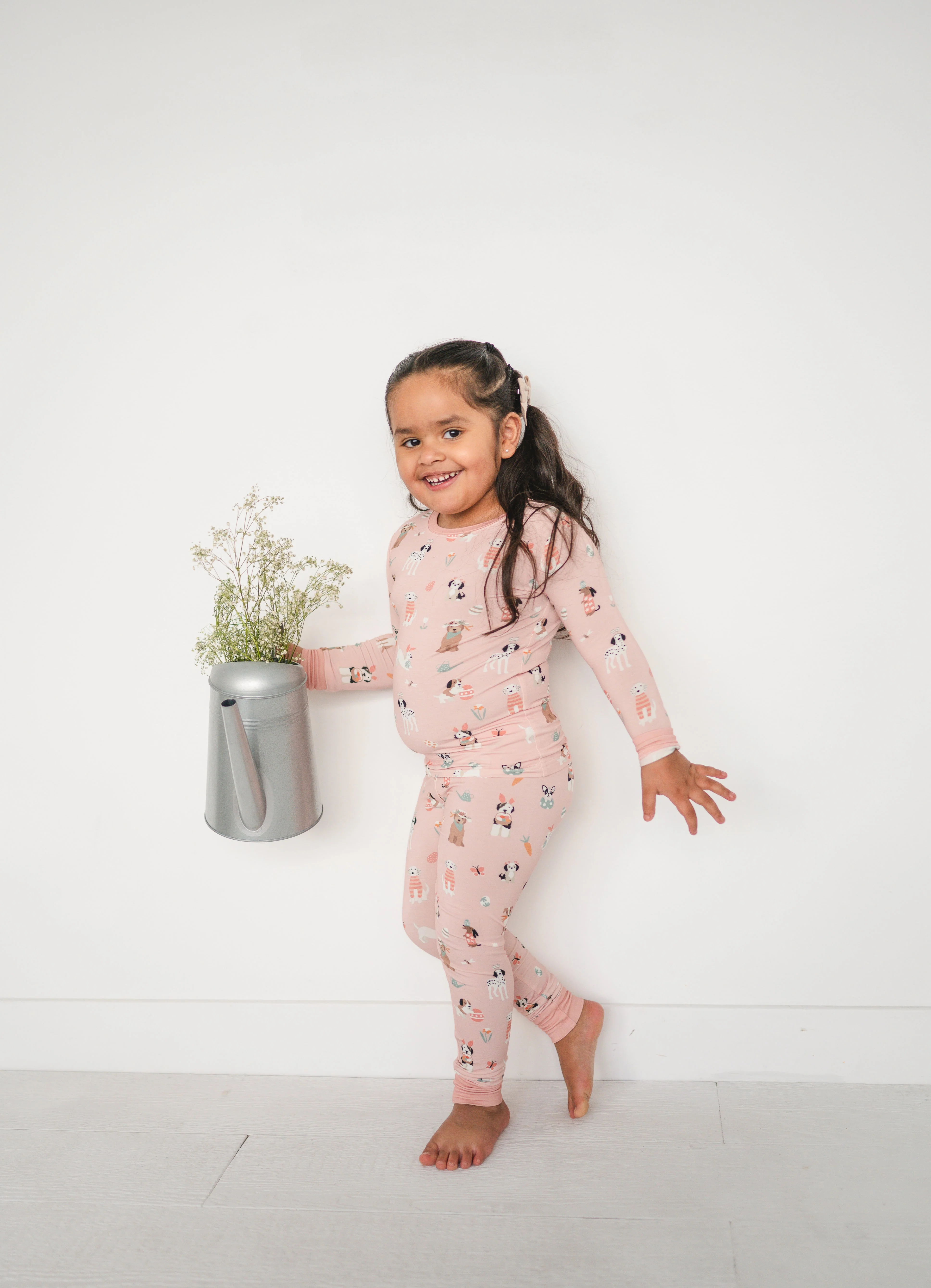 Puppy Egg Hunt (Long Sleeve PJ) - Pink - Image 5