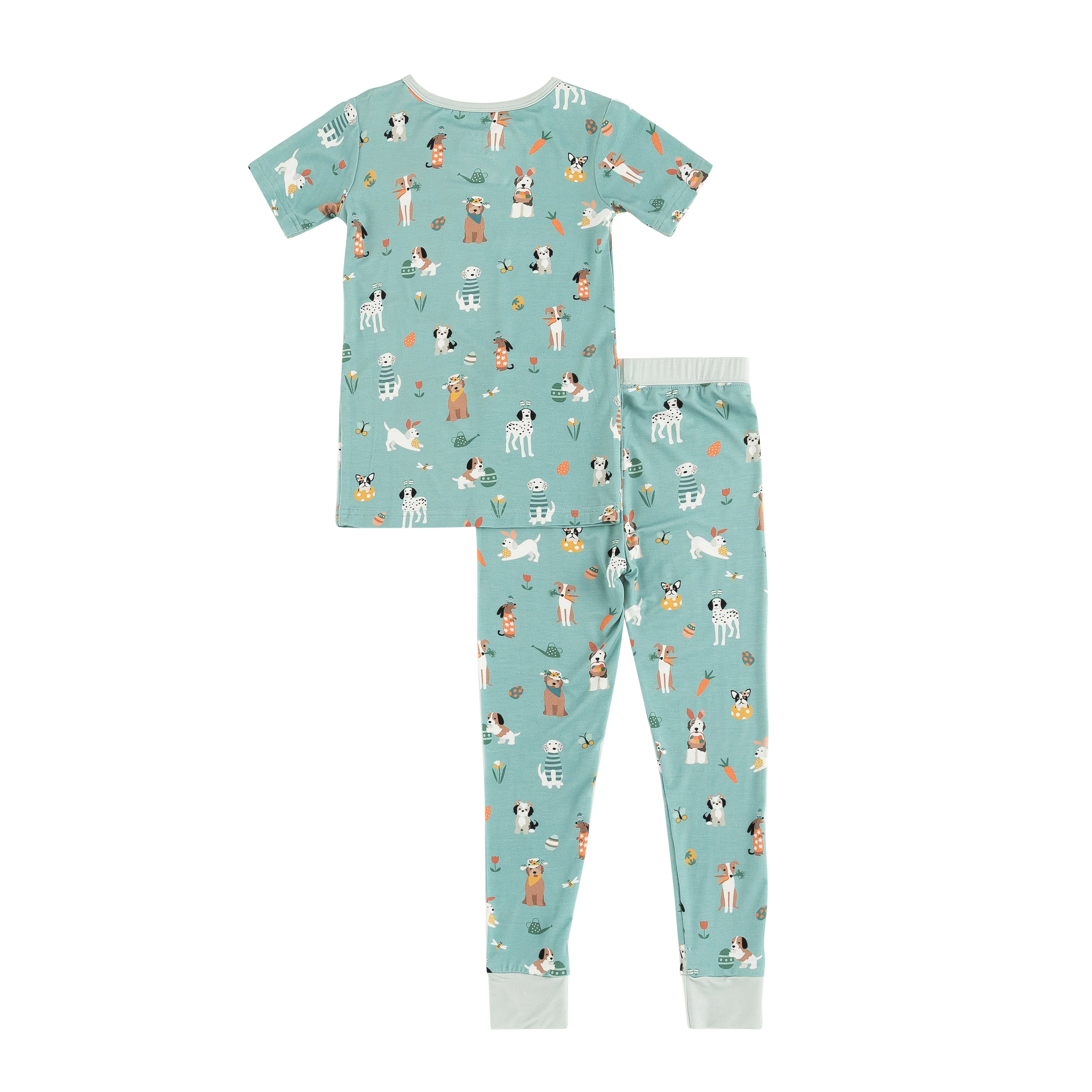 Puppy Egg Hunt (Short Sleeve PJ) - Aquamarine - Image 7