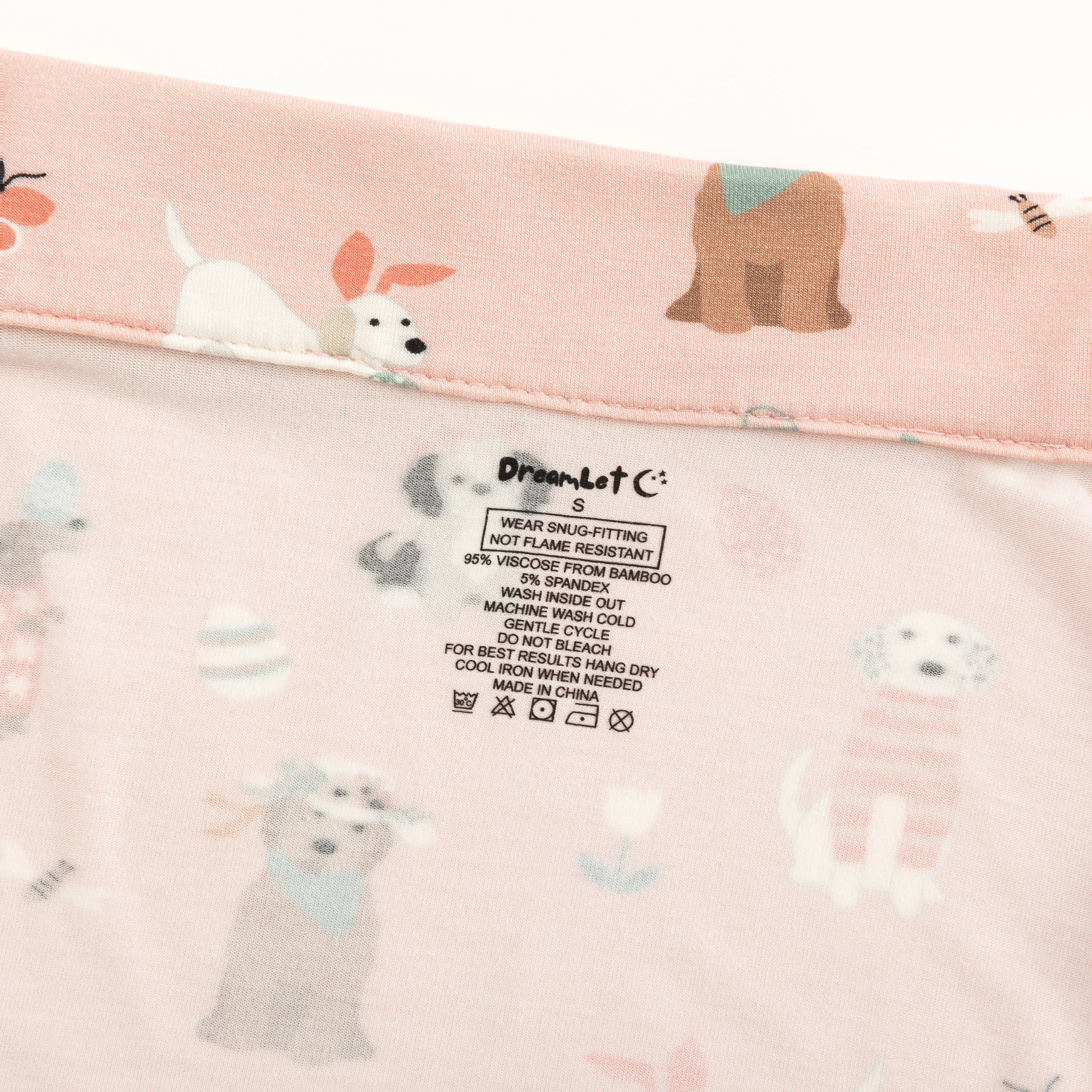 Puppy Egg Hunt (Women's Short Sleeve PJ) - Pink - Image 5