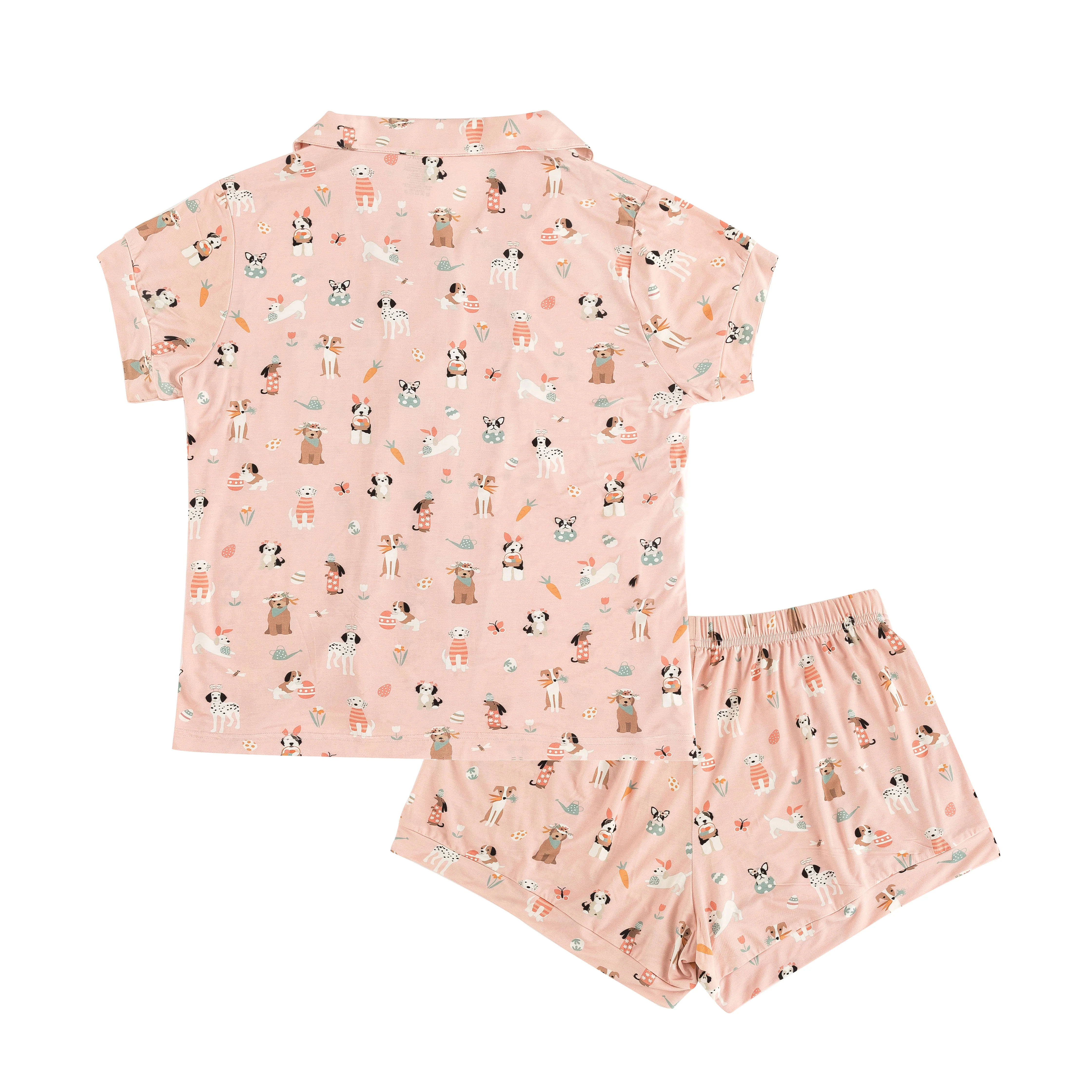 Puppy Egg Hunt (Women's Short Sleeve PJ) - Pink - Image 6