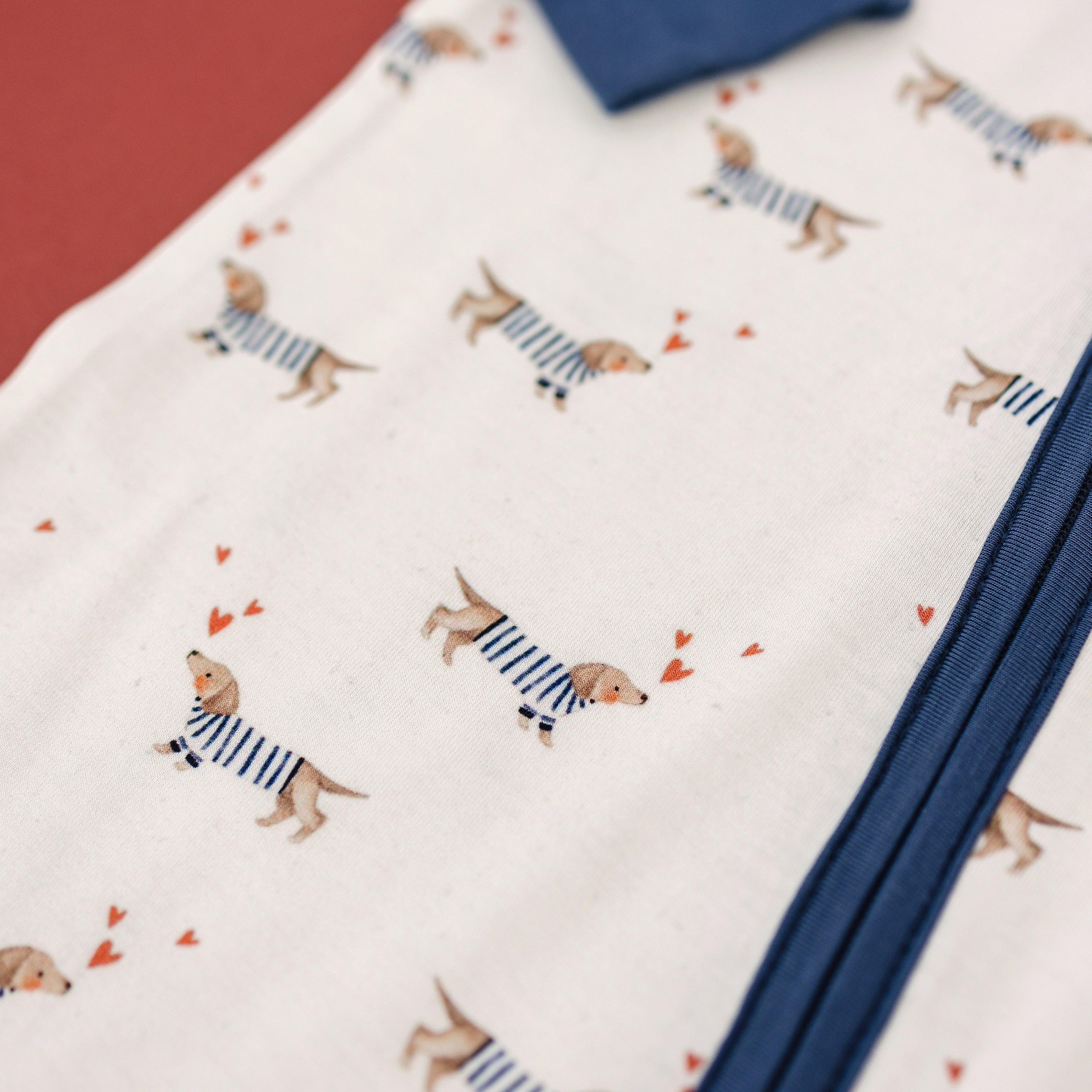 Puppy Love Bamboo Zippy Pajamas - Image 2