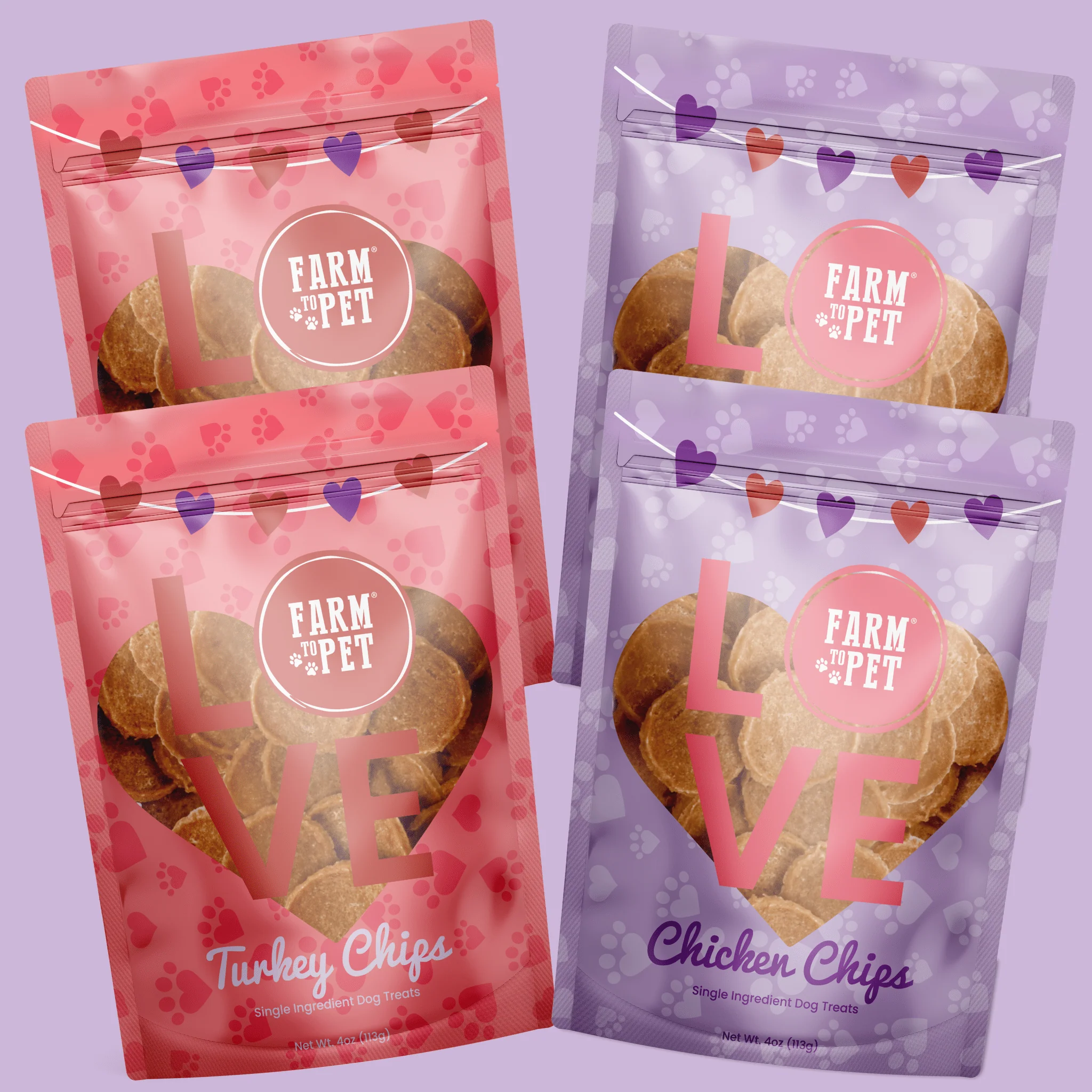 Puppy Love Dog Treat Duo | Poultry Chip Variety Pack - Image 8