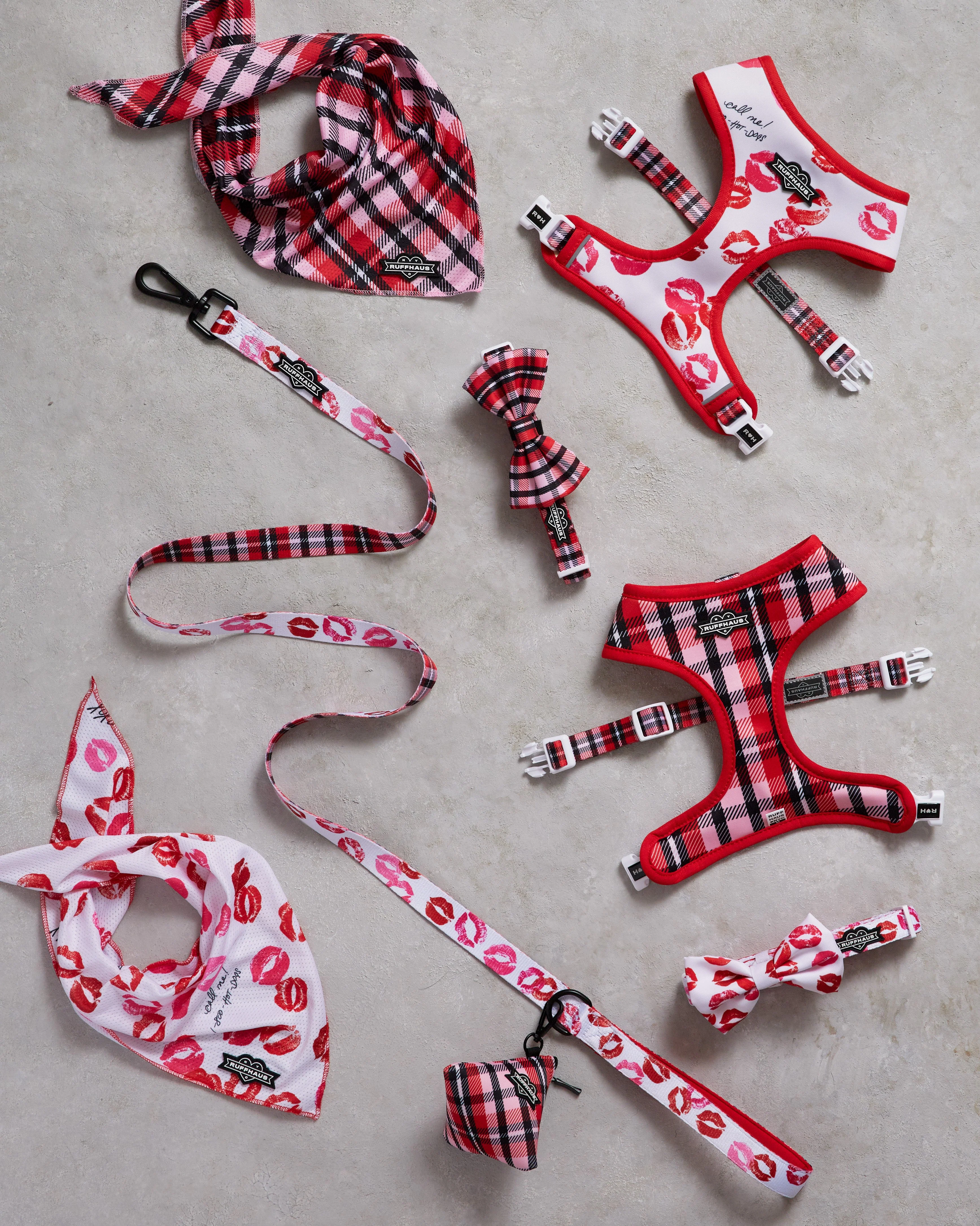 Puppy Love Plaid Poop Bag Holder - Image 4