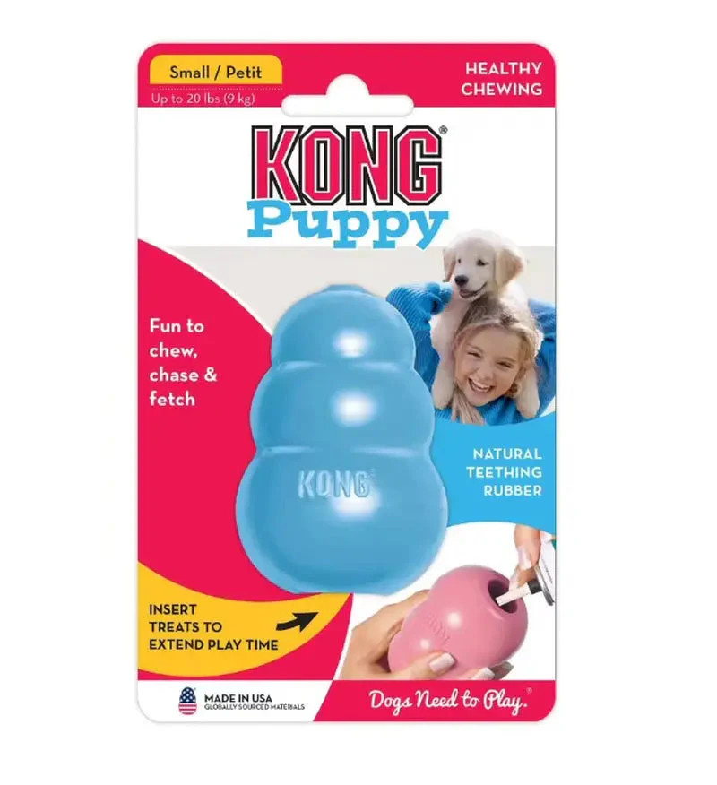 Puppy Natural Teething Rubber Dog Chew Toy with Your Choice of Dog Treat Toy XS-L - Image 3