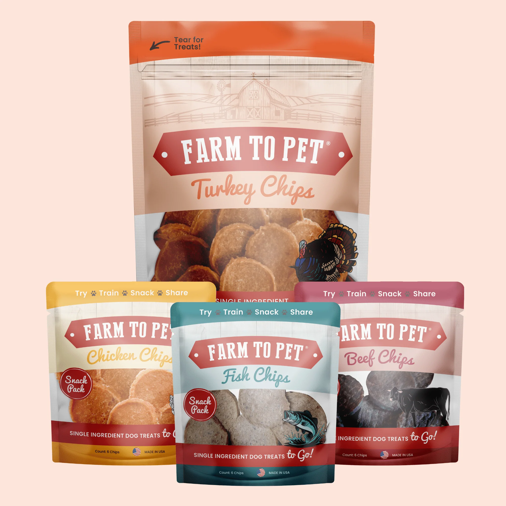 Puppy Packs 'n Snacks Dog Treat Starter Pack | Single-Ingredient Training Treats - Image 8