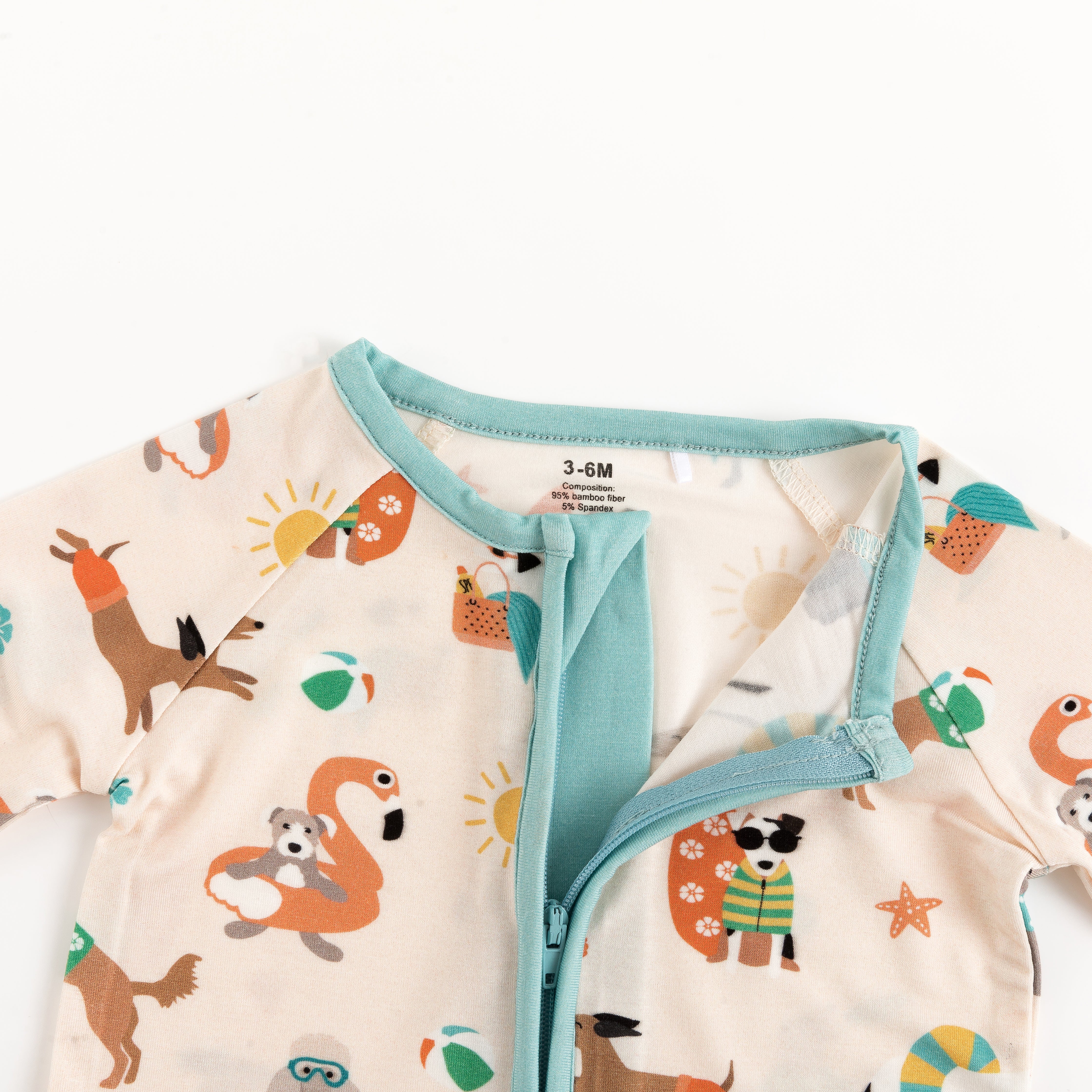 Pups in the Sun (Convertible Zip Footies) - Image 3