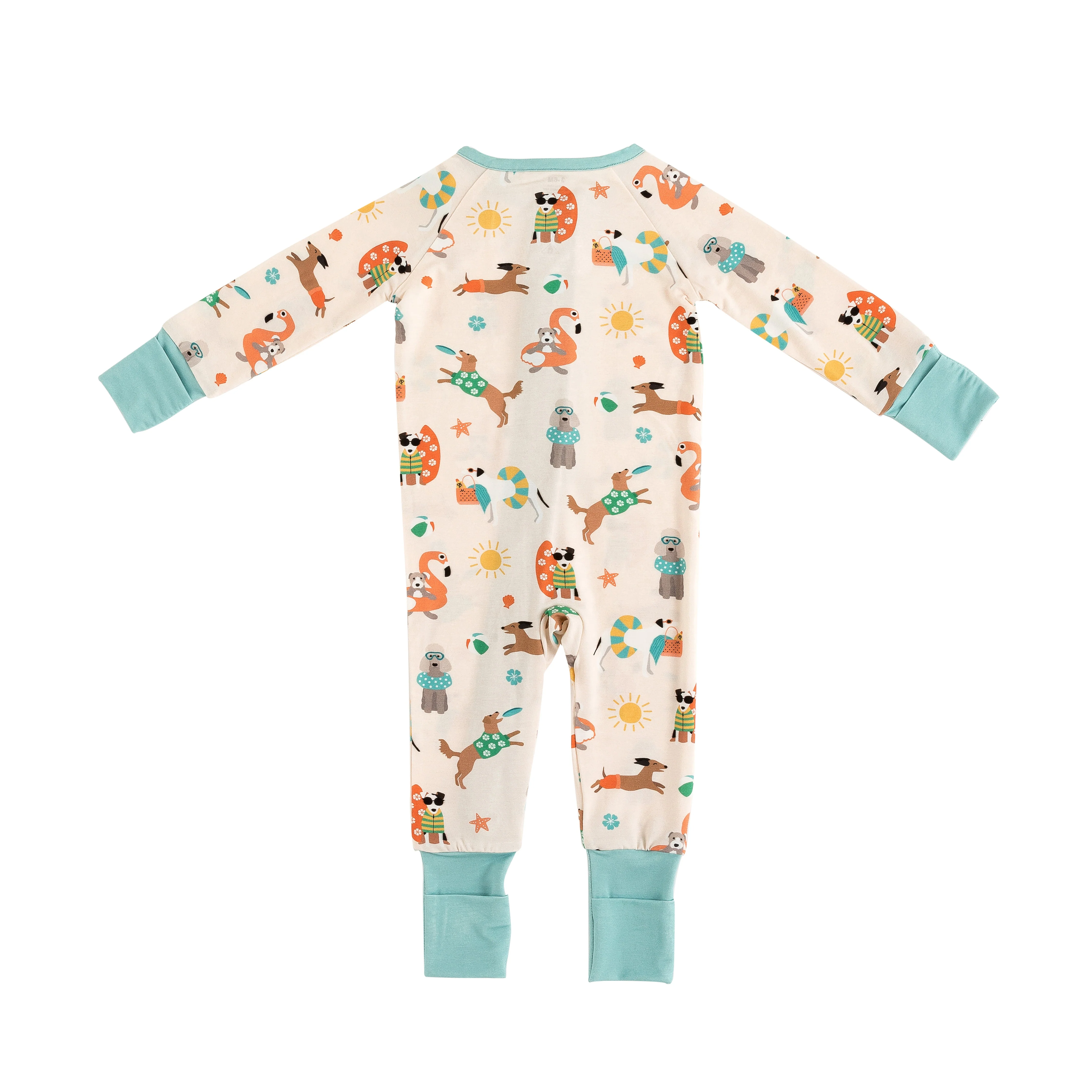 Pups in the Sun (Convertible Zip Footies) - Image 7
