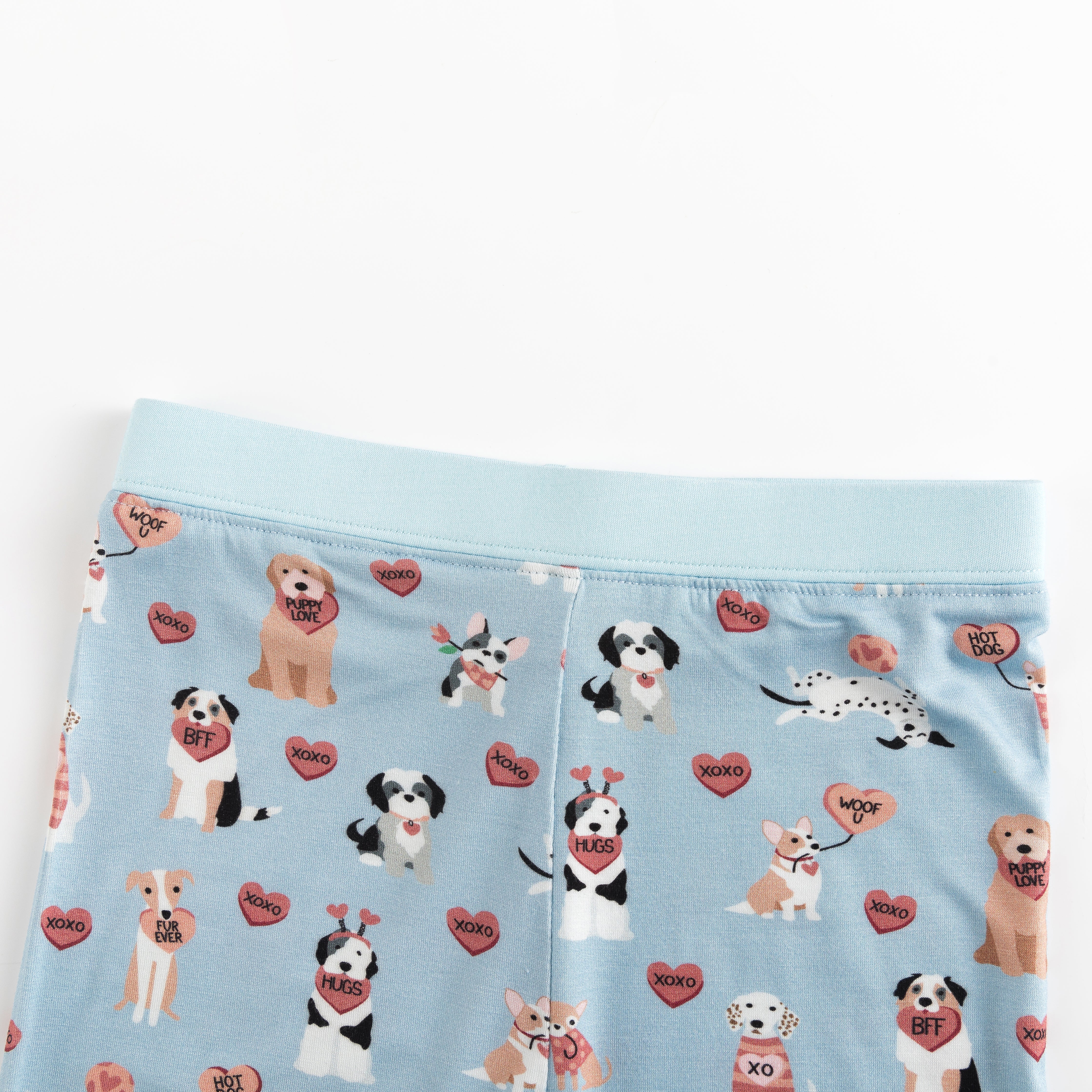 Pups & Kisses (Long Sleeve PJ) - Blue - Image 4