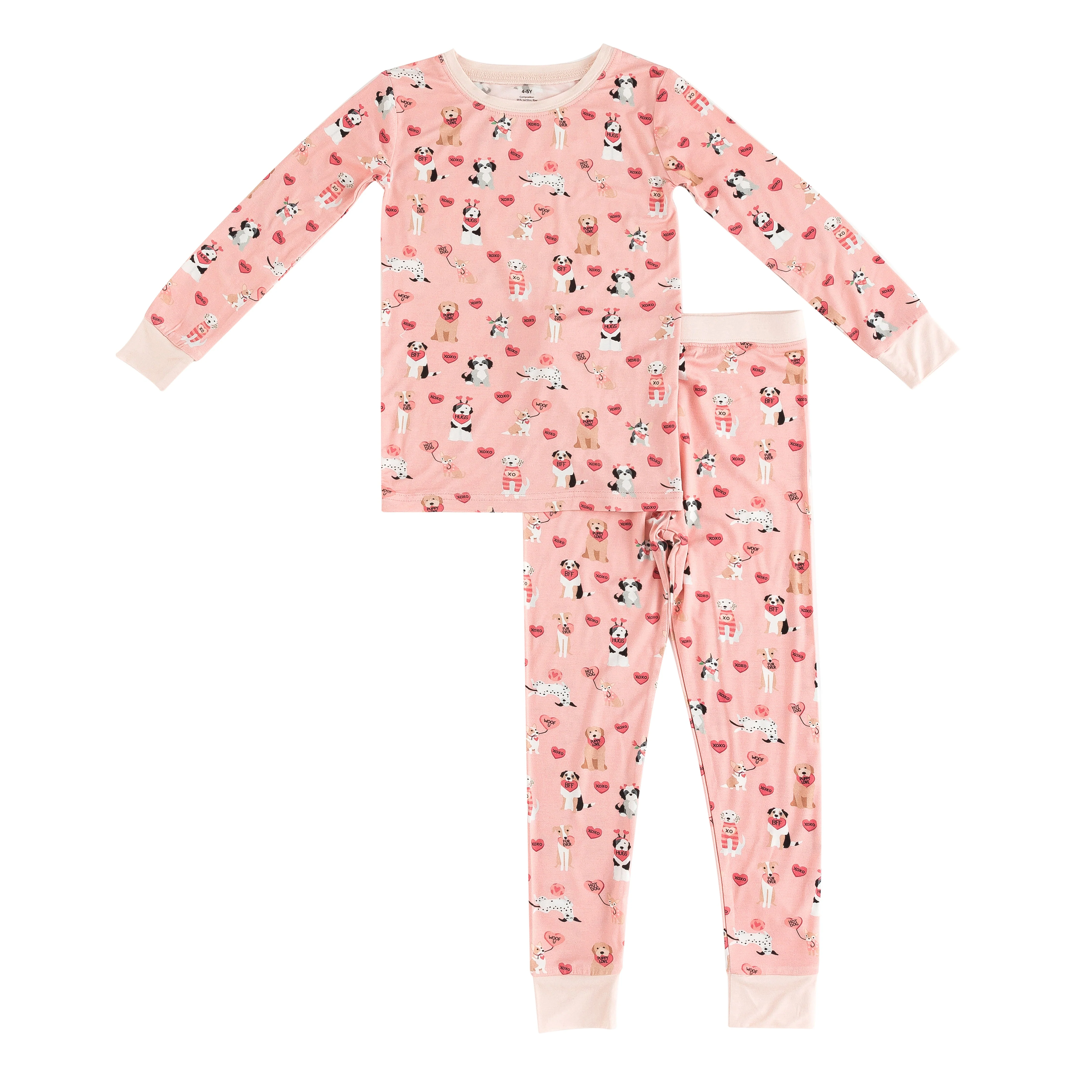 Pups & Kisses (Women's PJ) - Pink - Image 2