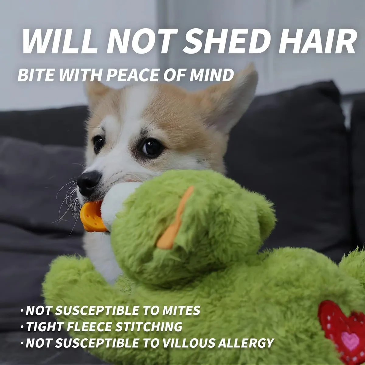 Pups- Puppy Soothing Heartbeat Warm Bear Comfort Dog Sleep Aid Plush Toy - Pacifier Buddy - Image 5