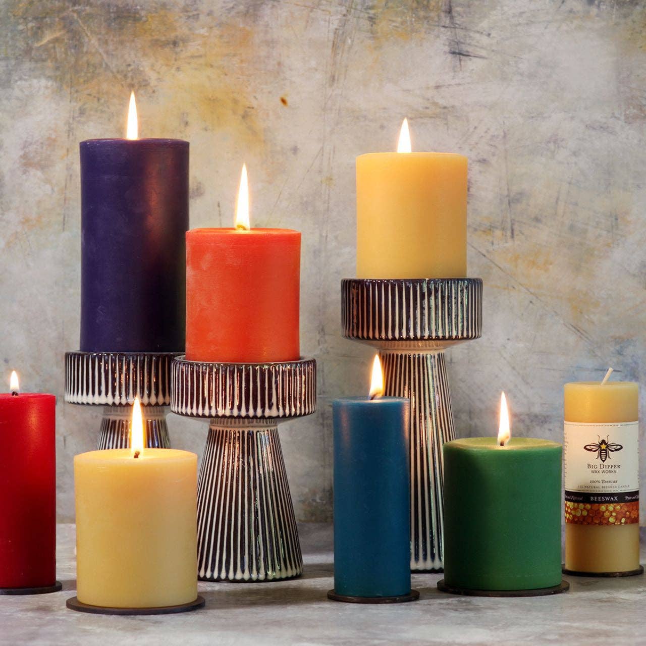 Pure Beeswax Pillars - Image 4