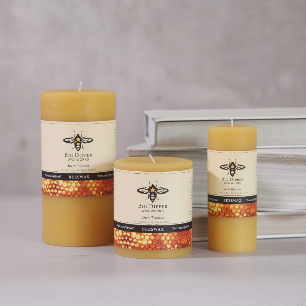 Pure Beeswax Pillars - Image 5