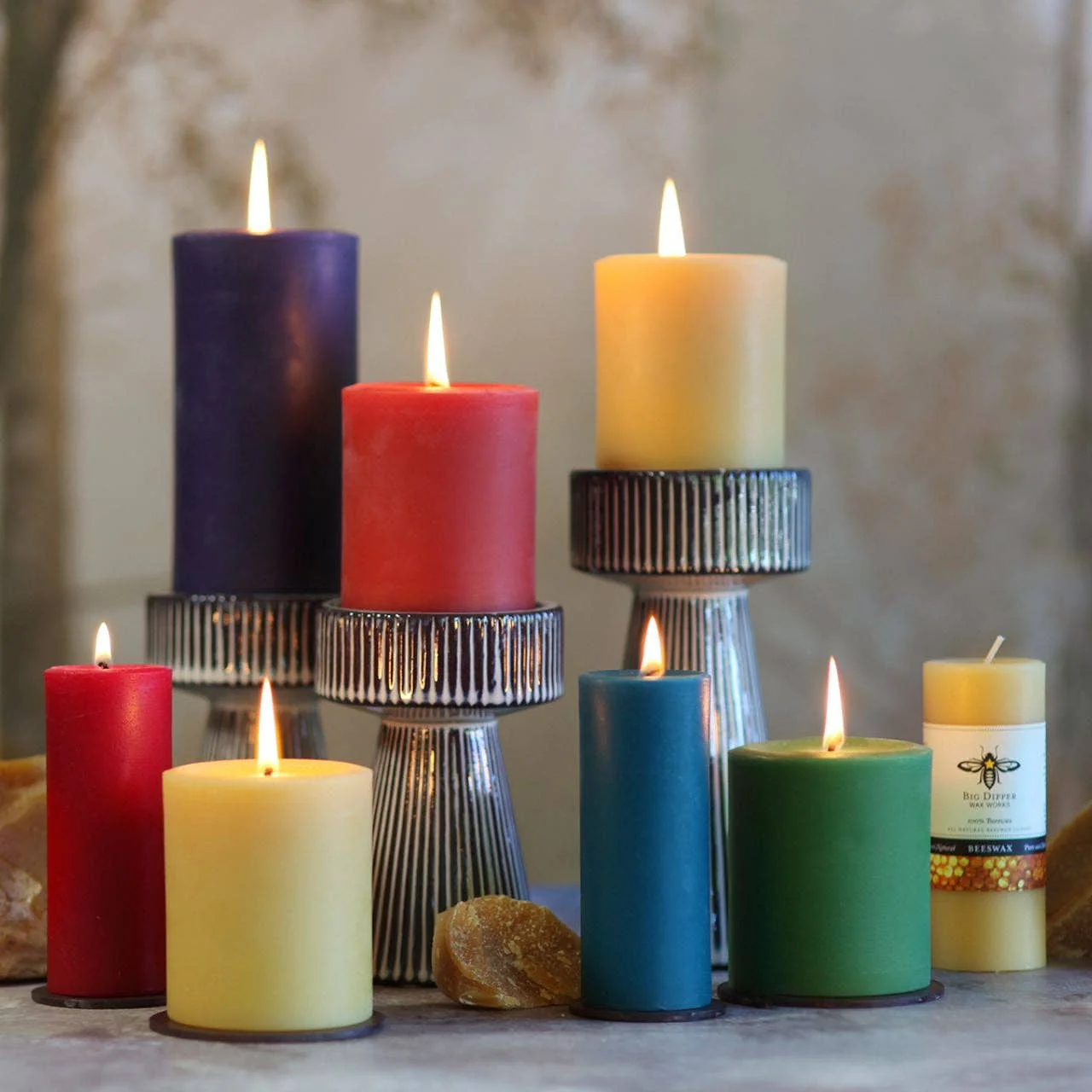 Pure Beeswax Pillars - Image 6