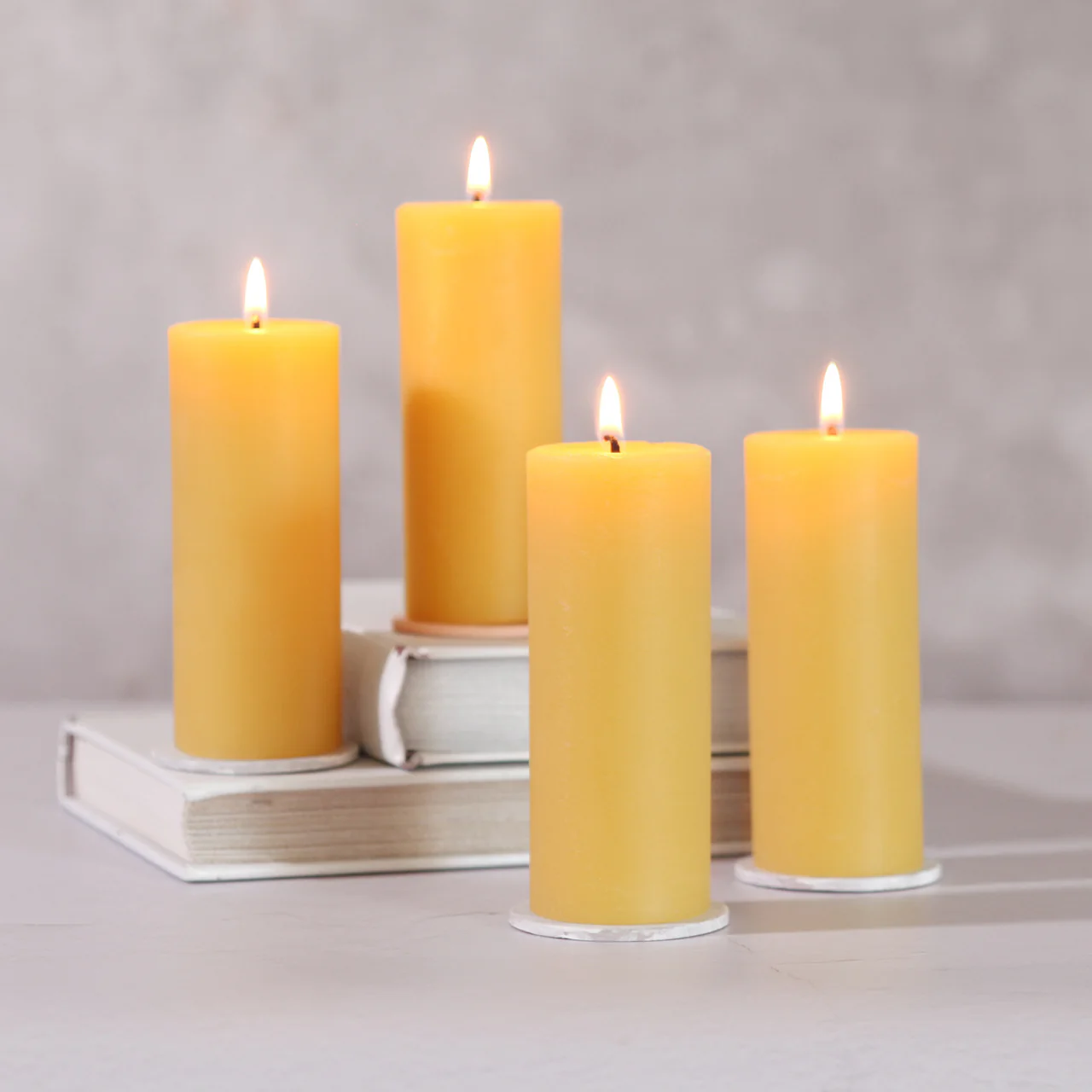 Pure Beeswax Pillars - Image 7