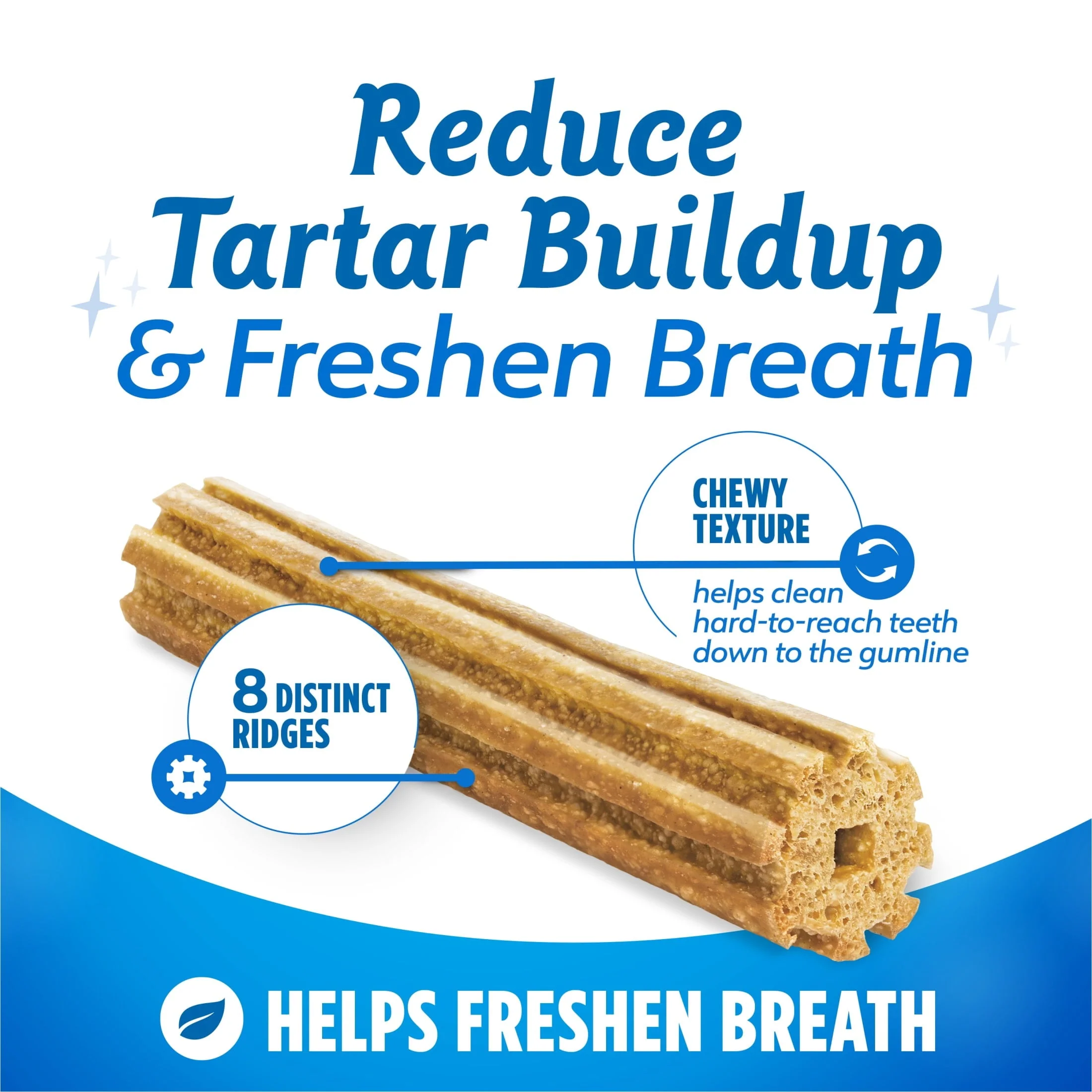 Purina Daily Oral Care Large Dog Treats Dental Chews with Chicken - Image 3