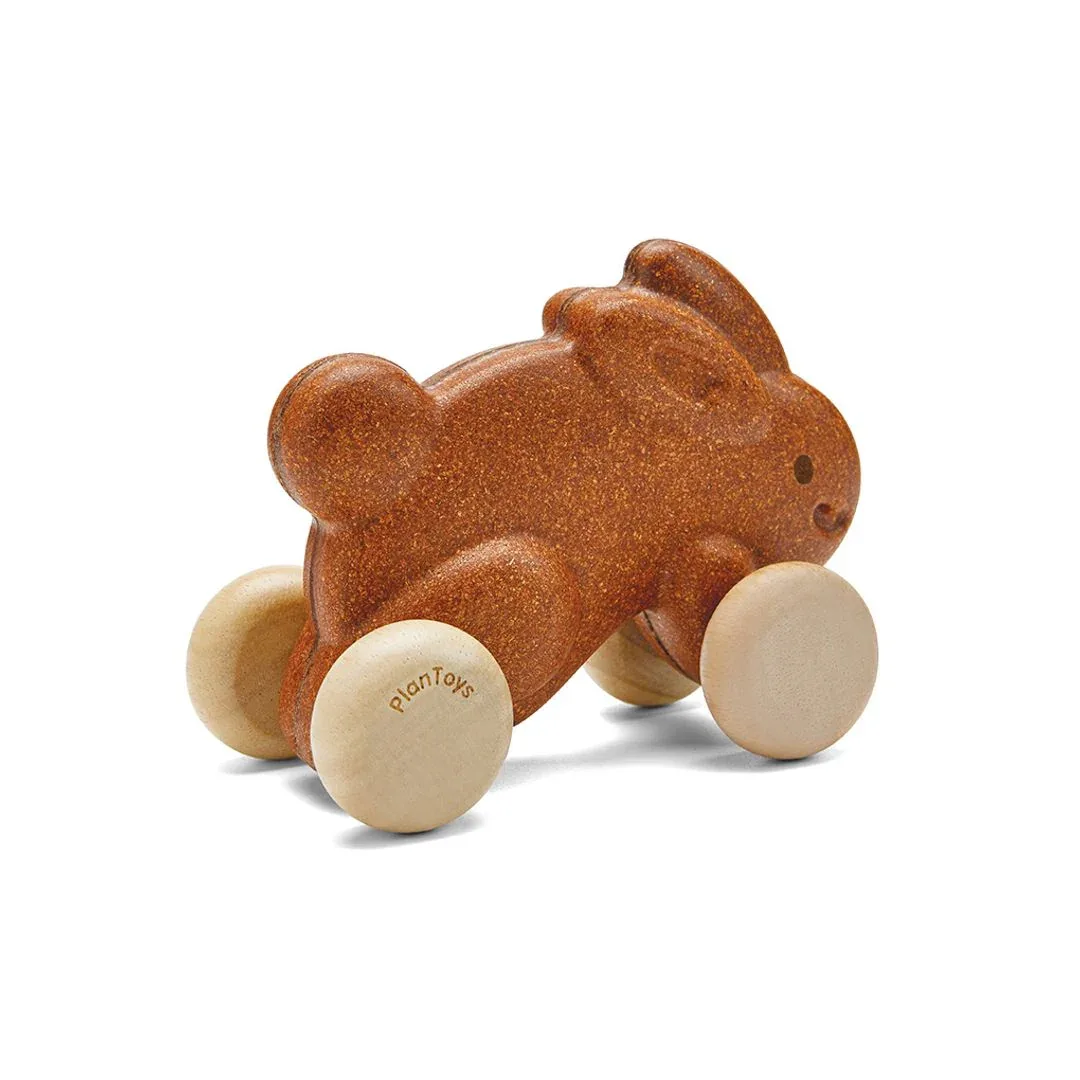 Push Along Bunny - Brown - Image 7