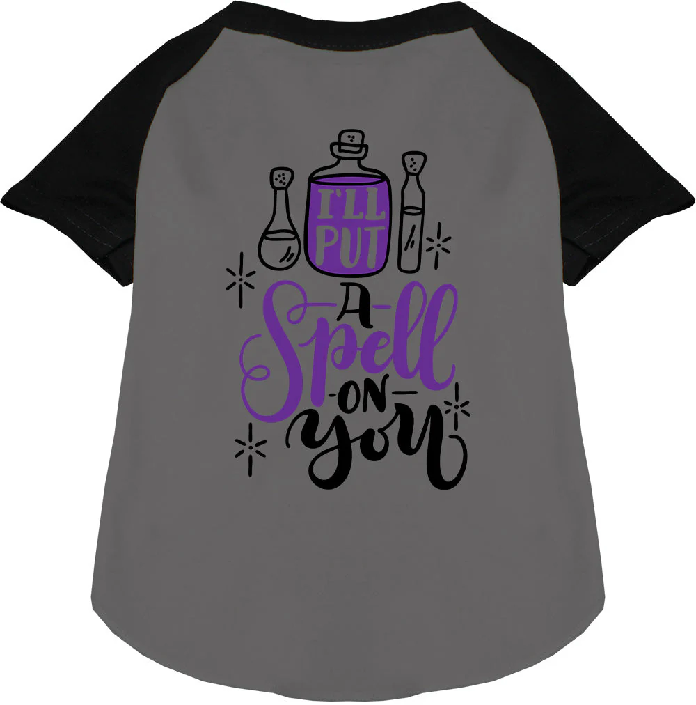 Put a Spell on You Pet Raglan Shirt - Image 3
