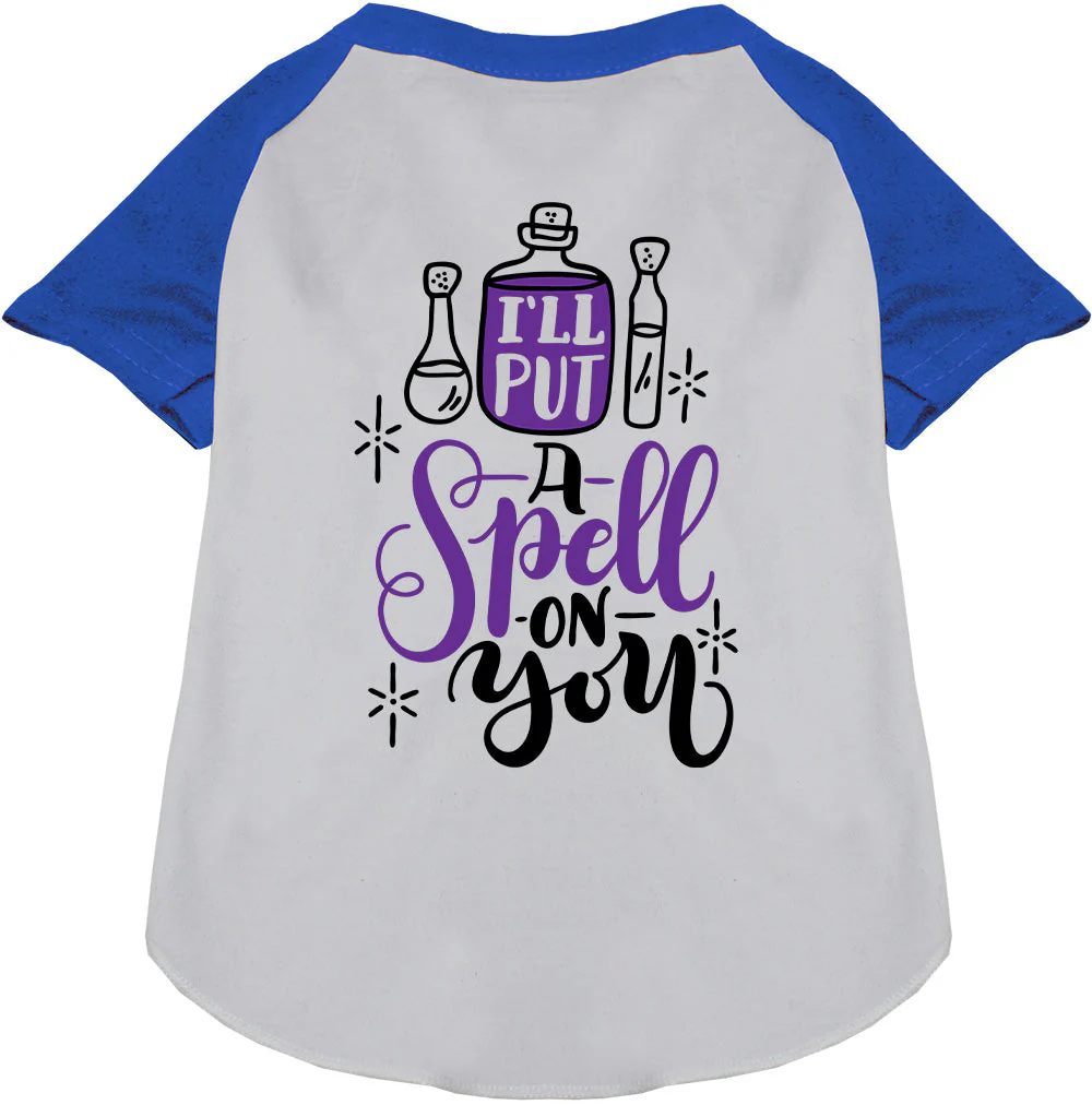 Put a Spell on You Pet Raglan Shirt - Image 4