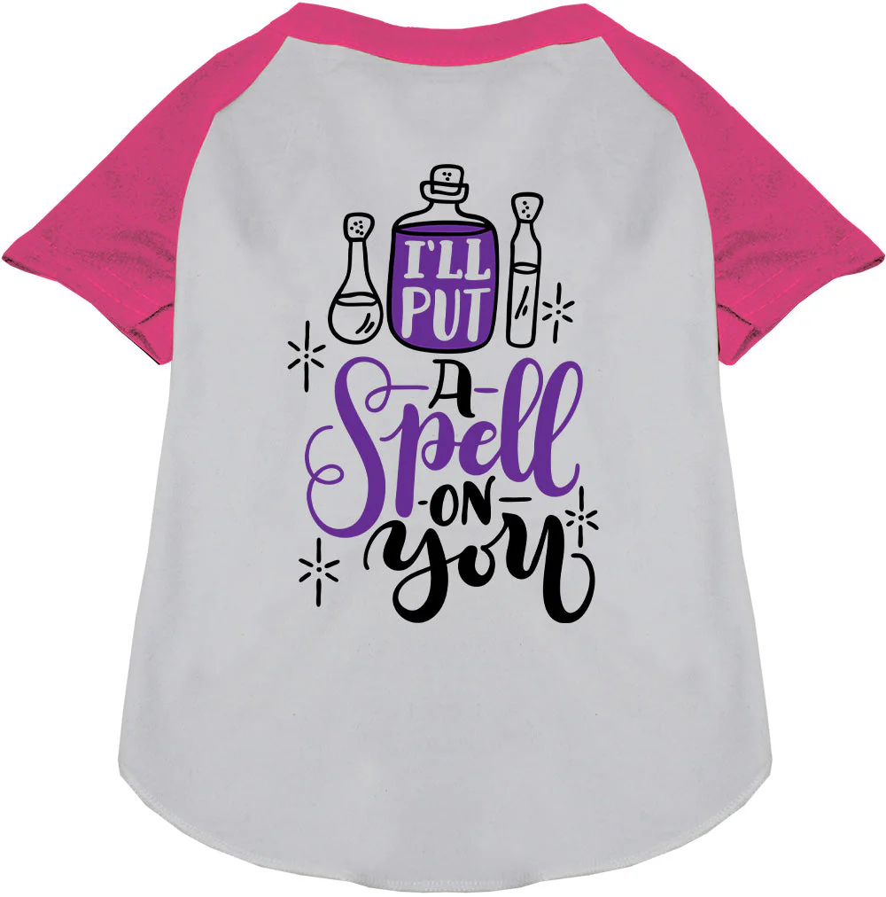 Put a Spell on You Pet Raglan Shirt - Image 5