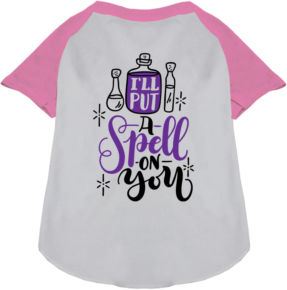 Put a Spell on You Pet Raglan Shirt - Image 6